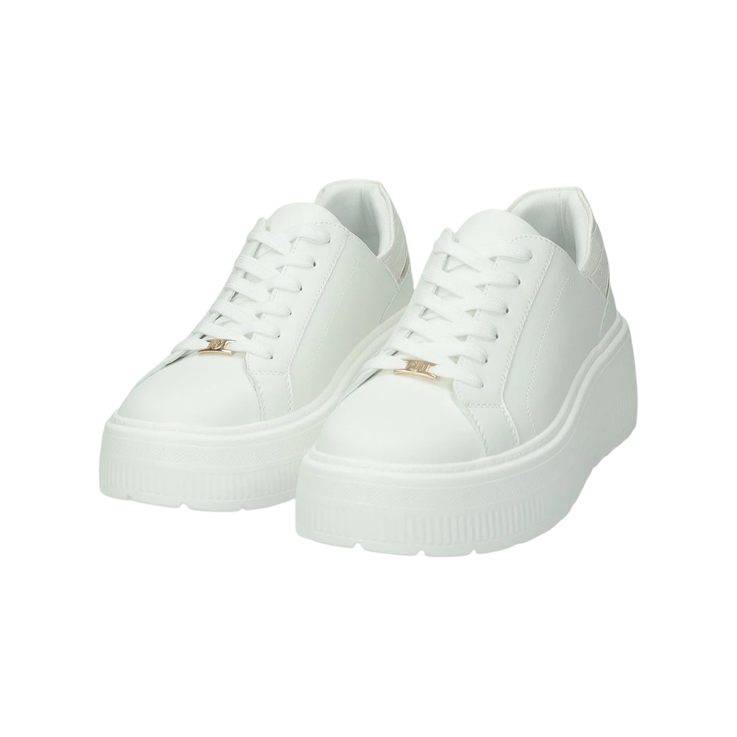 Sneakers con inserti in tessuto.Tacco alto 5cm - Image 8