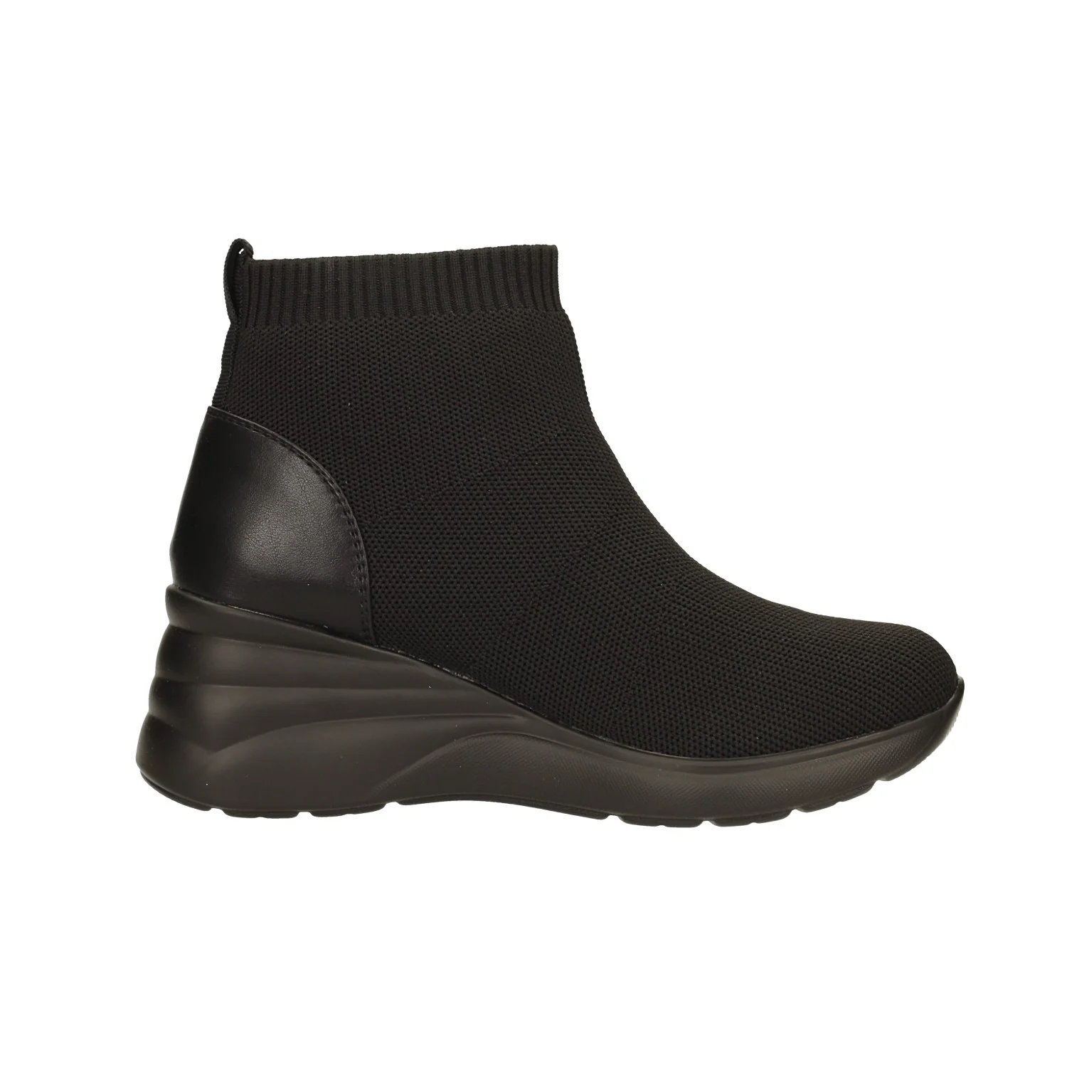 Sneakers calzino in tessuto elasticizzato con tacco alto 5.5cm - Image 5