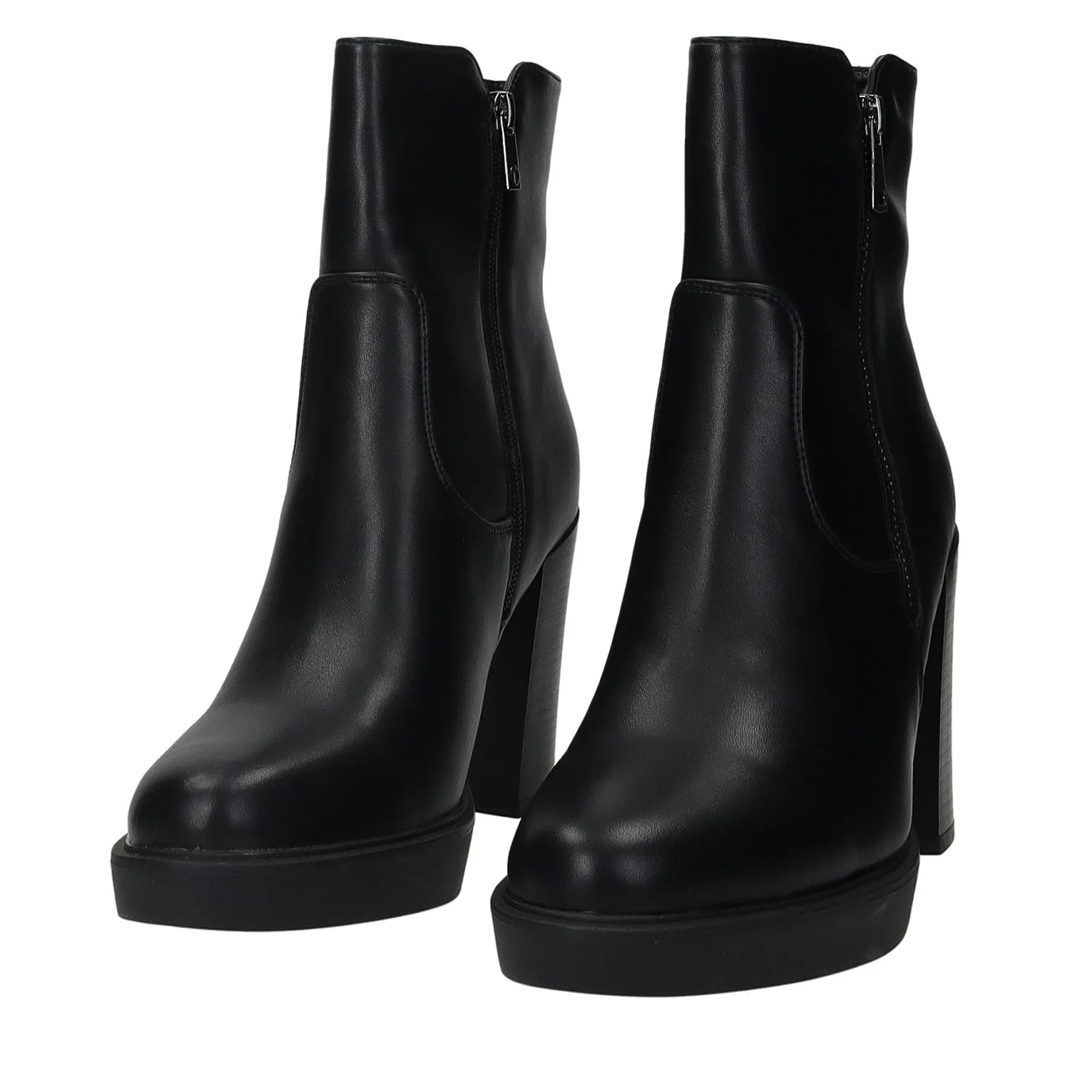 Stivaletti con doppia zip. Tacco alto 10cm - Image 2
