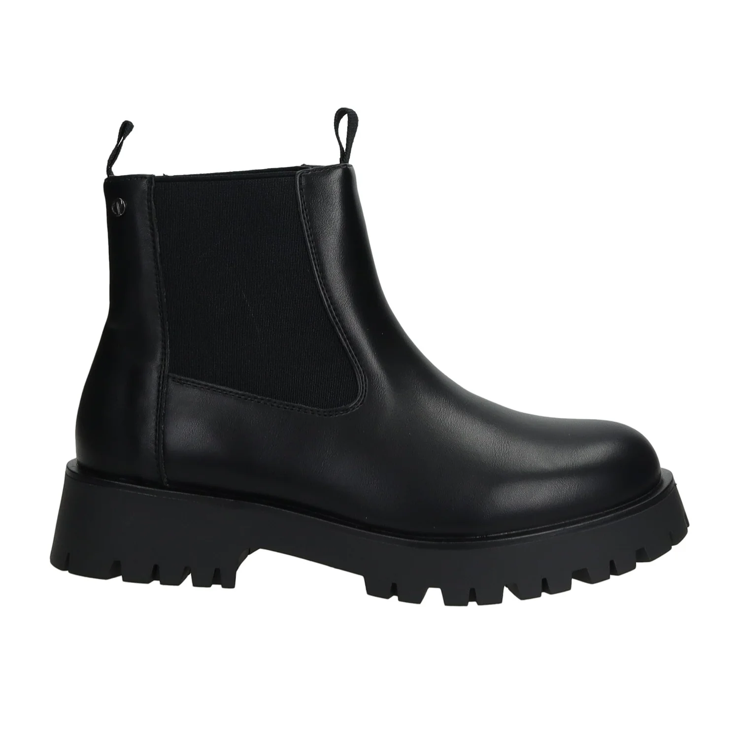 Stivaletti con banda elastica.Tacco alto 4cm