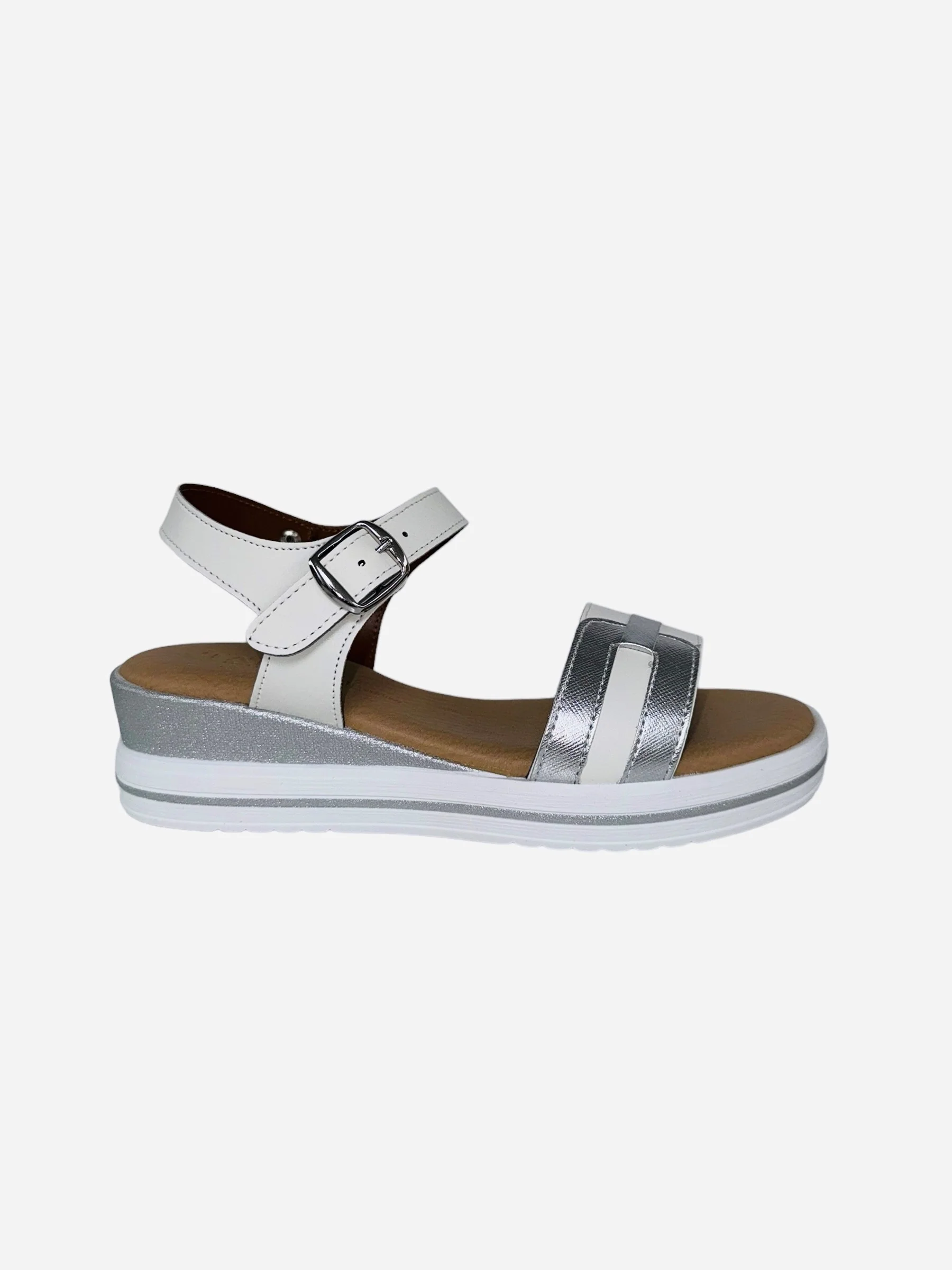 Sandali con doppia fascia. Made in Italy. Tacco alto 6cm - Image 2