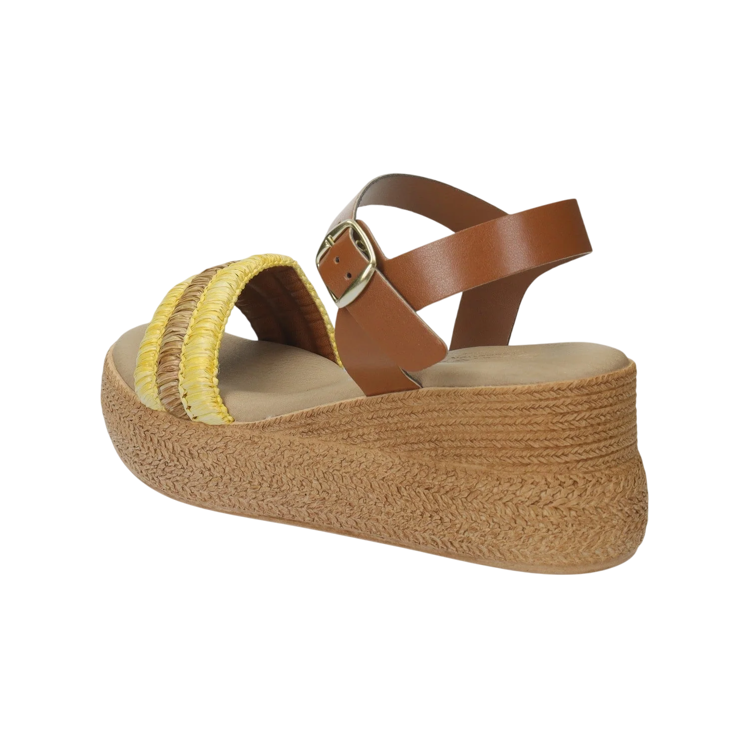 Sandali con zeppa. Made in Italy. Tacco alto 6cm - Image 13