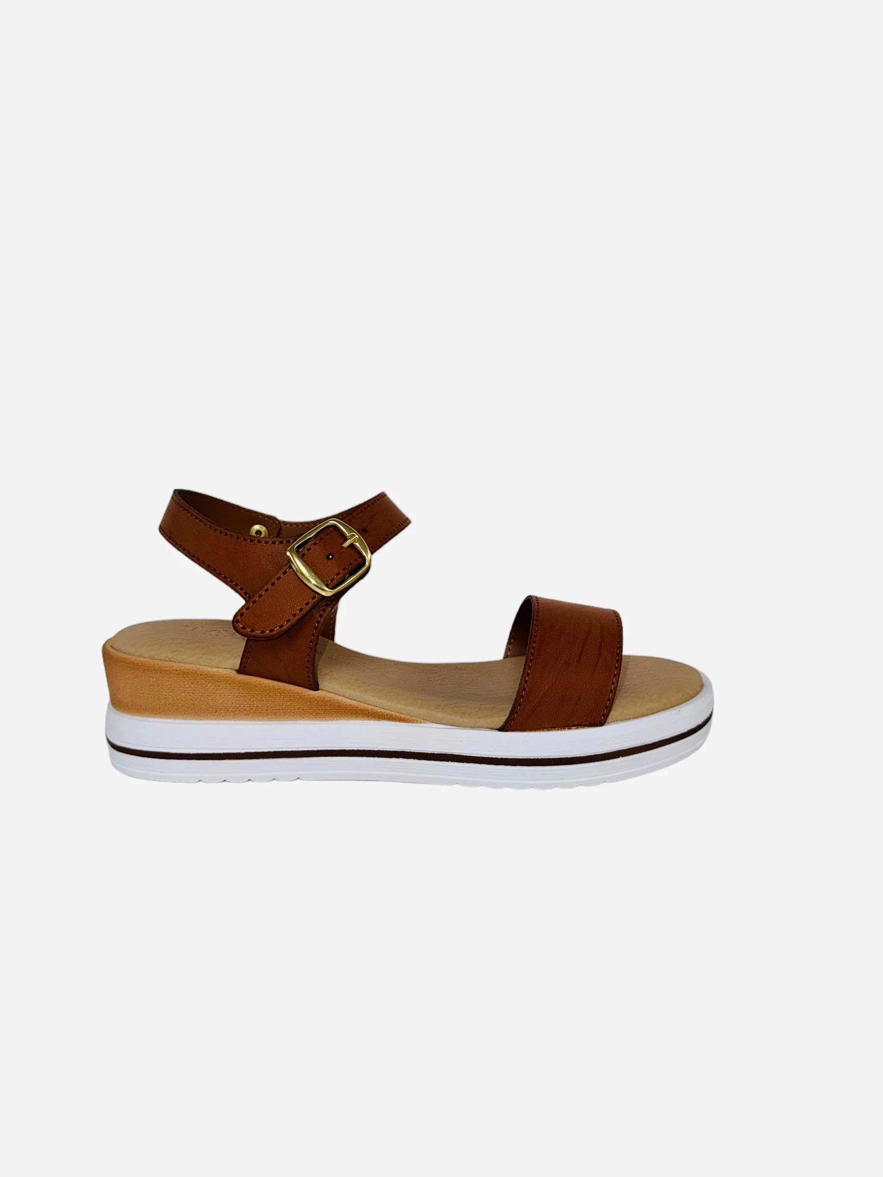 Sandali con doppia fascia. Made in Italy. Tacco alto 6cm