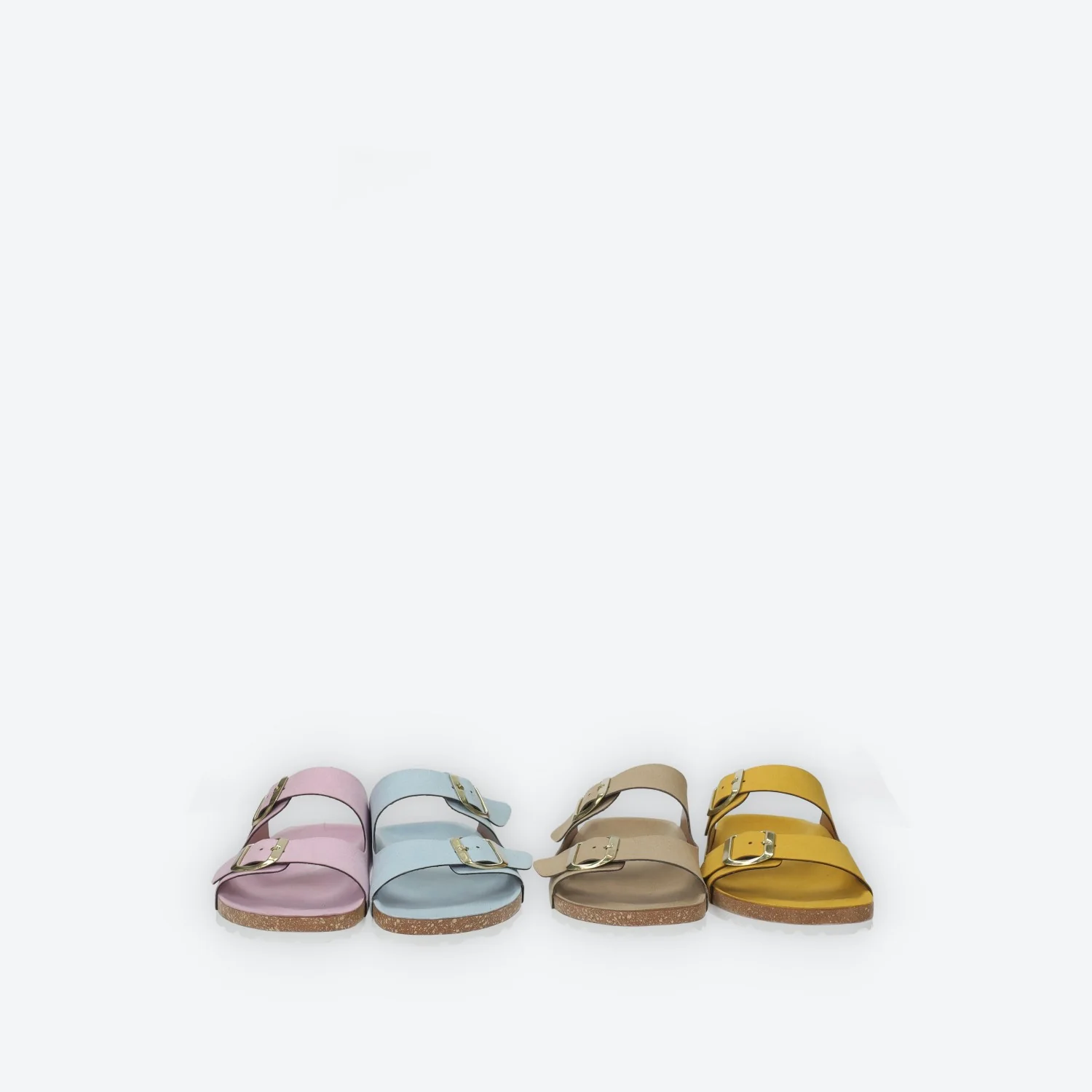 Sandali flat con doppia fibbia. Made in Italy - Image 7