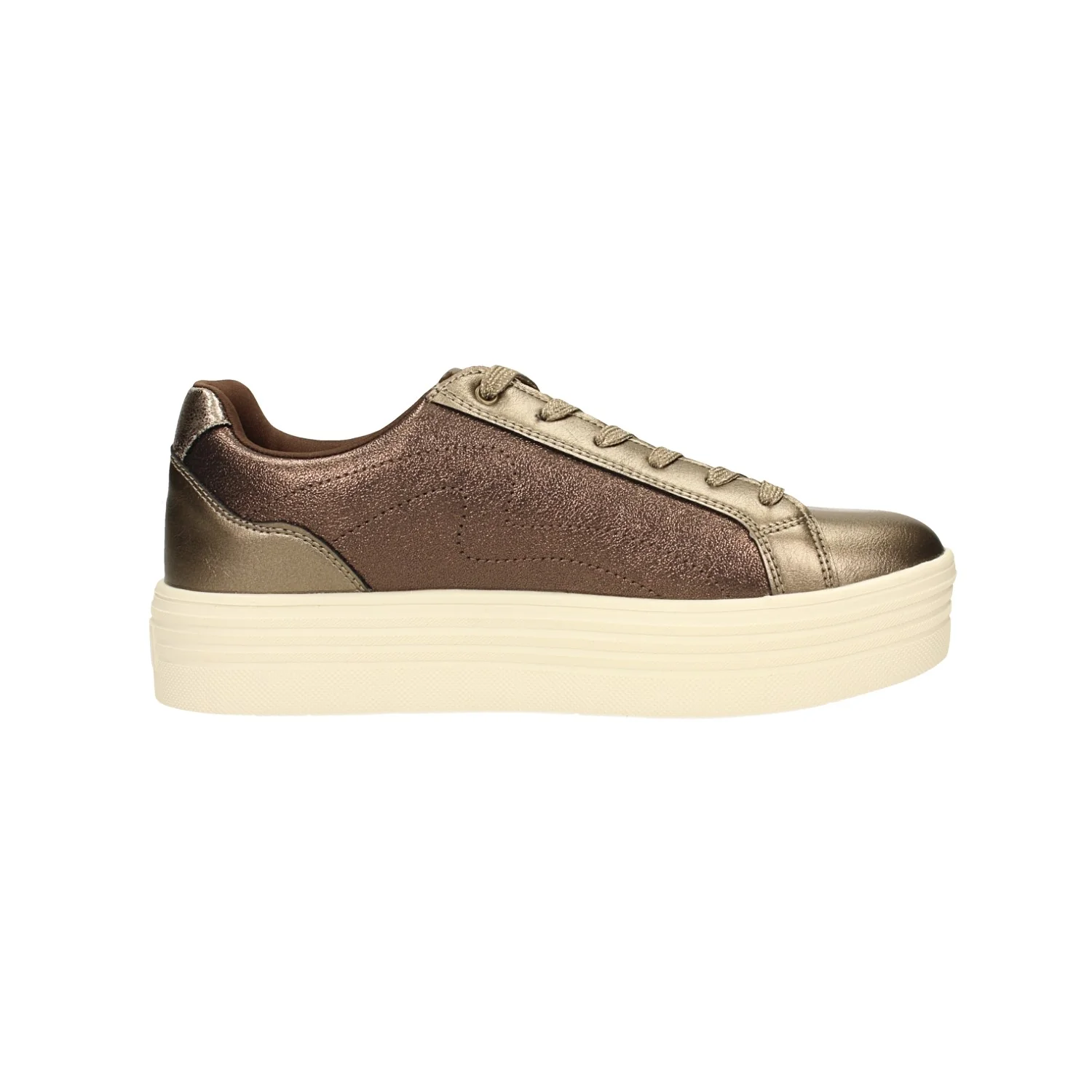 Sneakers con glitter e zeppa alta 4cm - Image 11