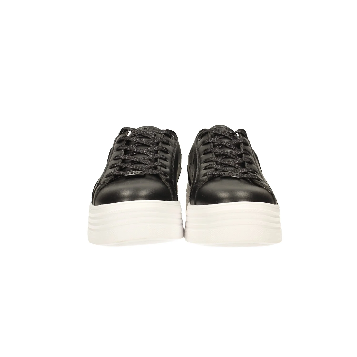 Sneakers con glitter e zeppa alta 4cm - Image 3