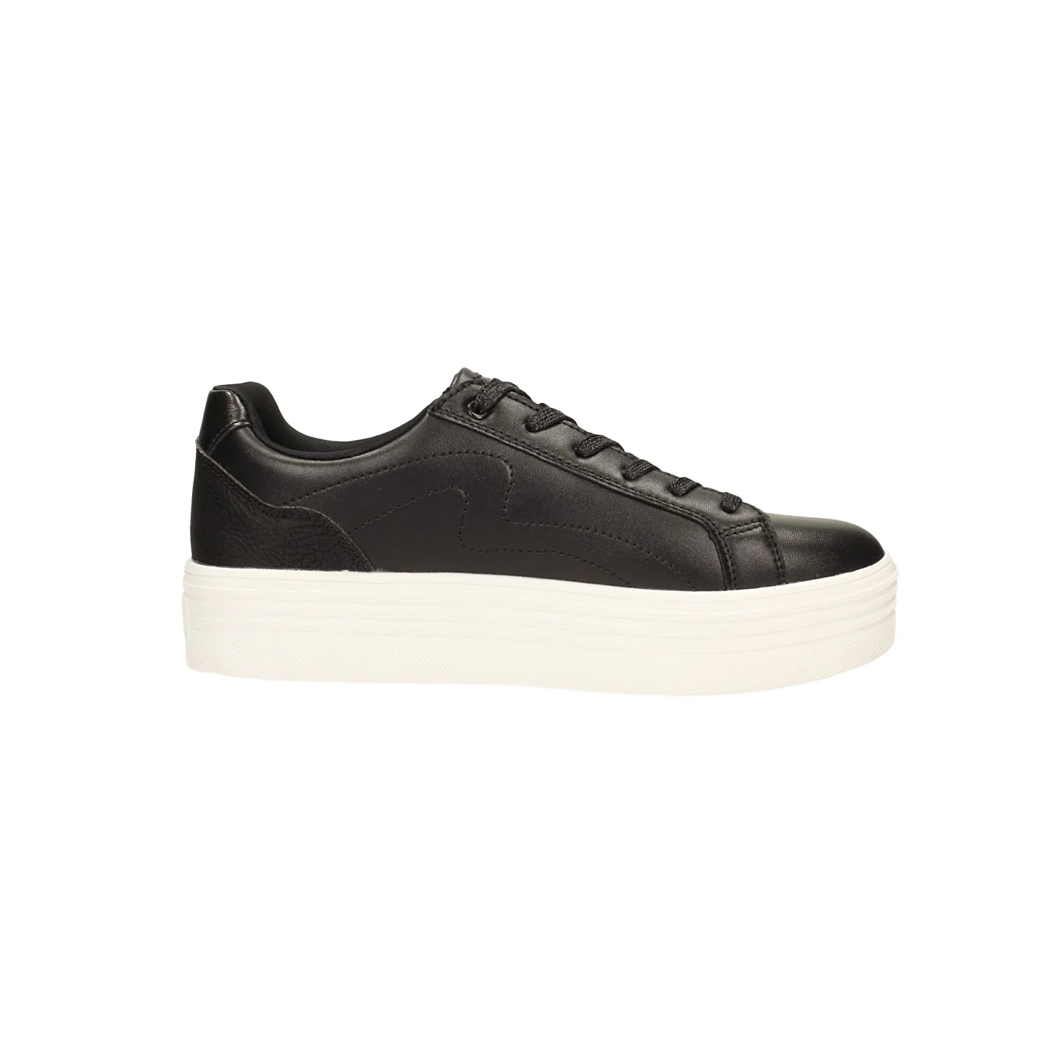 Sneakers con glitter e zeppa alta 4cm - Image 5