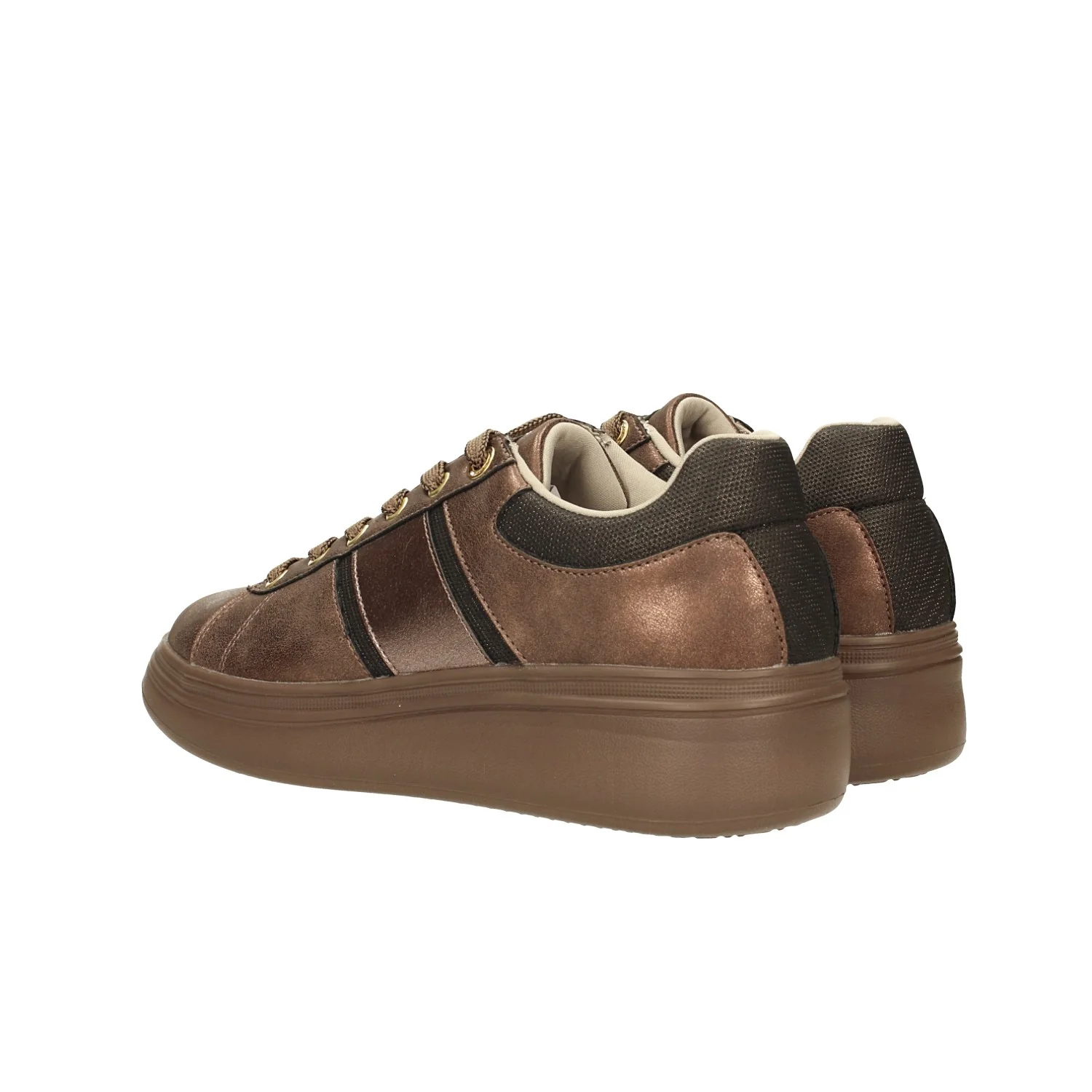 Sneakers con effetto metallizzato. Tacco alto 4.5cm - Image 10
