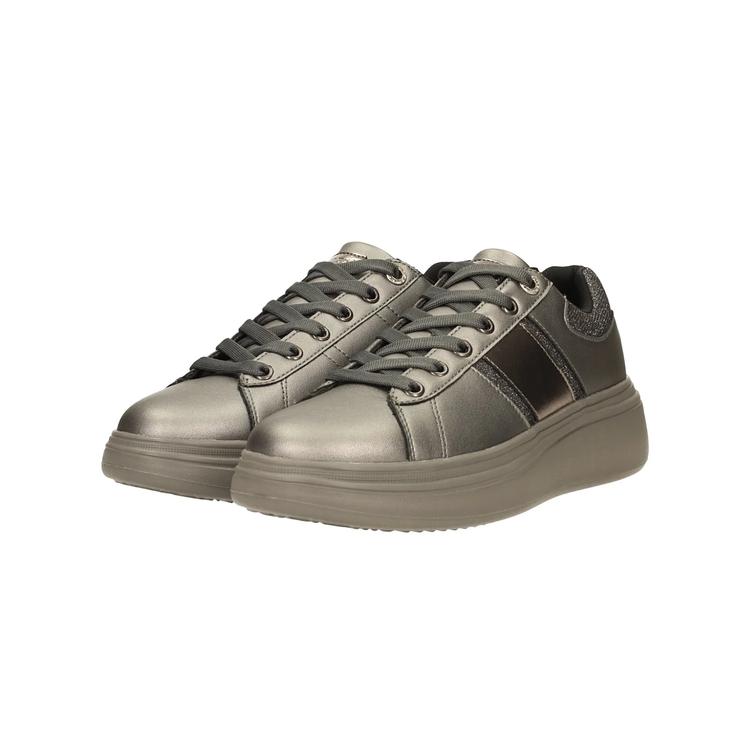 Sneakers con effetto metallizzato. Tacco alto 4.5cm - Image 12