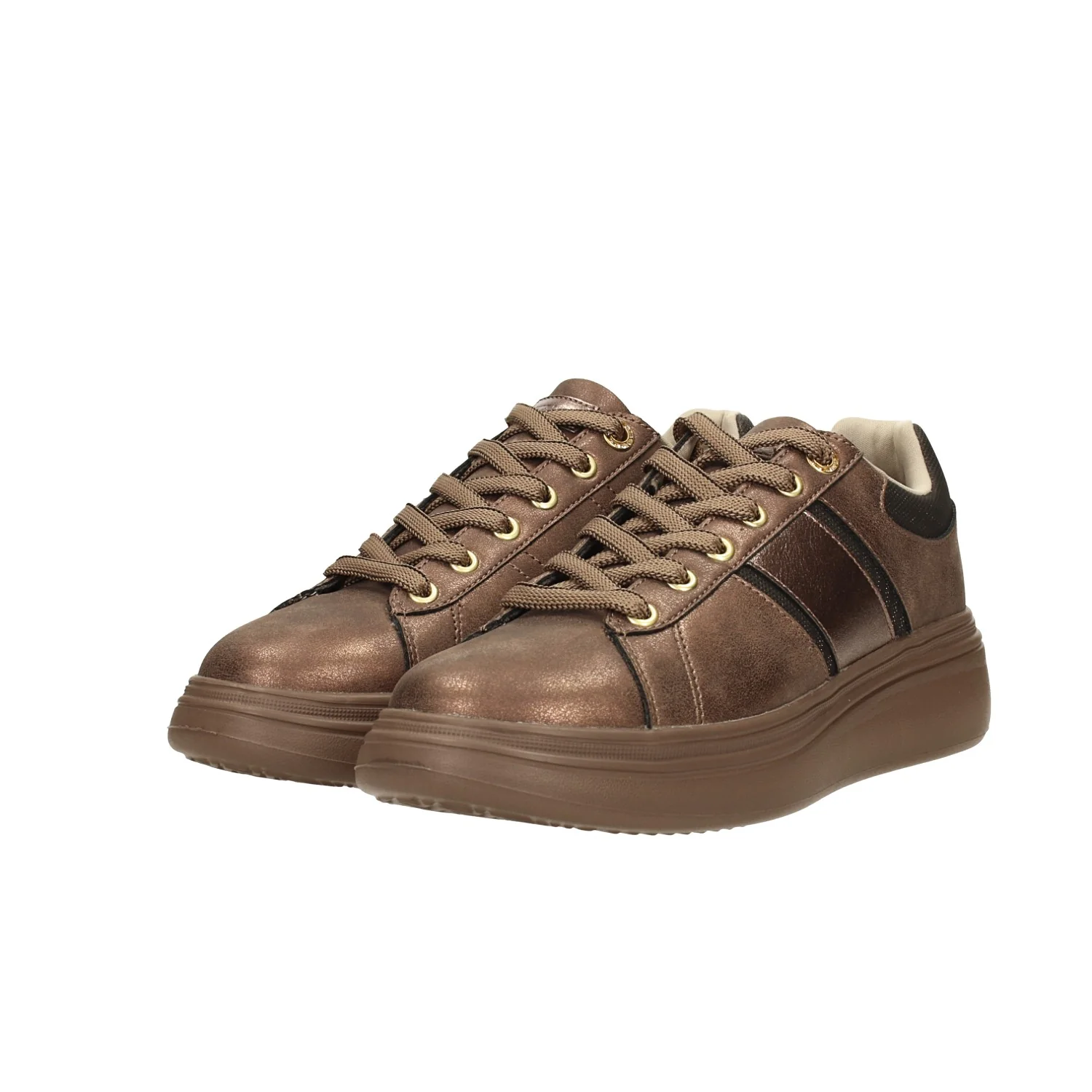 Sneakers con effetto metallizzato. Tacco alto 4.5cm - Image 6