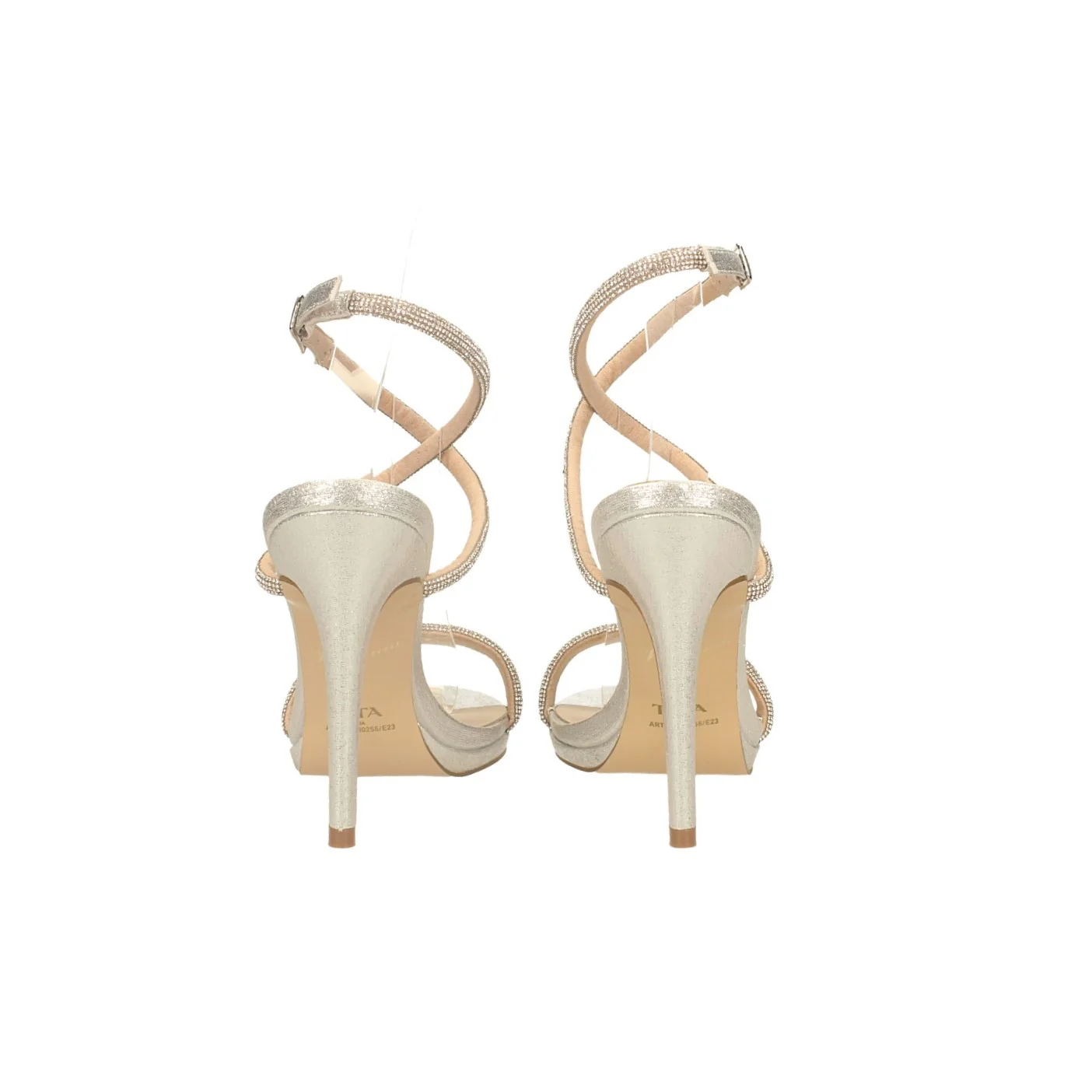 Sandali con strass luccicanti. Tacco alto 11cm - Image 10
