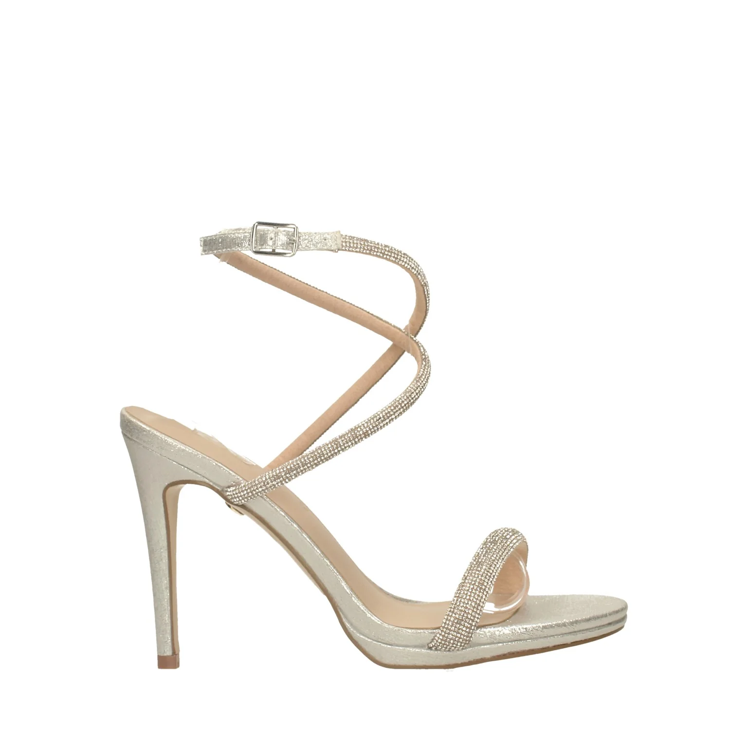 Sandali con strass luccicanti. Tacco alto 11cm - Image 7