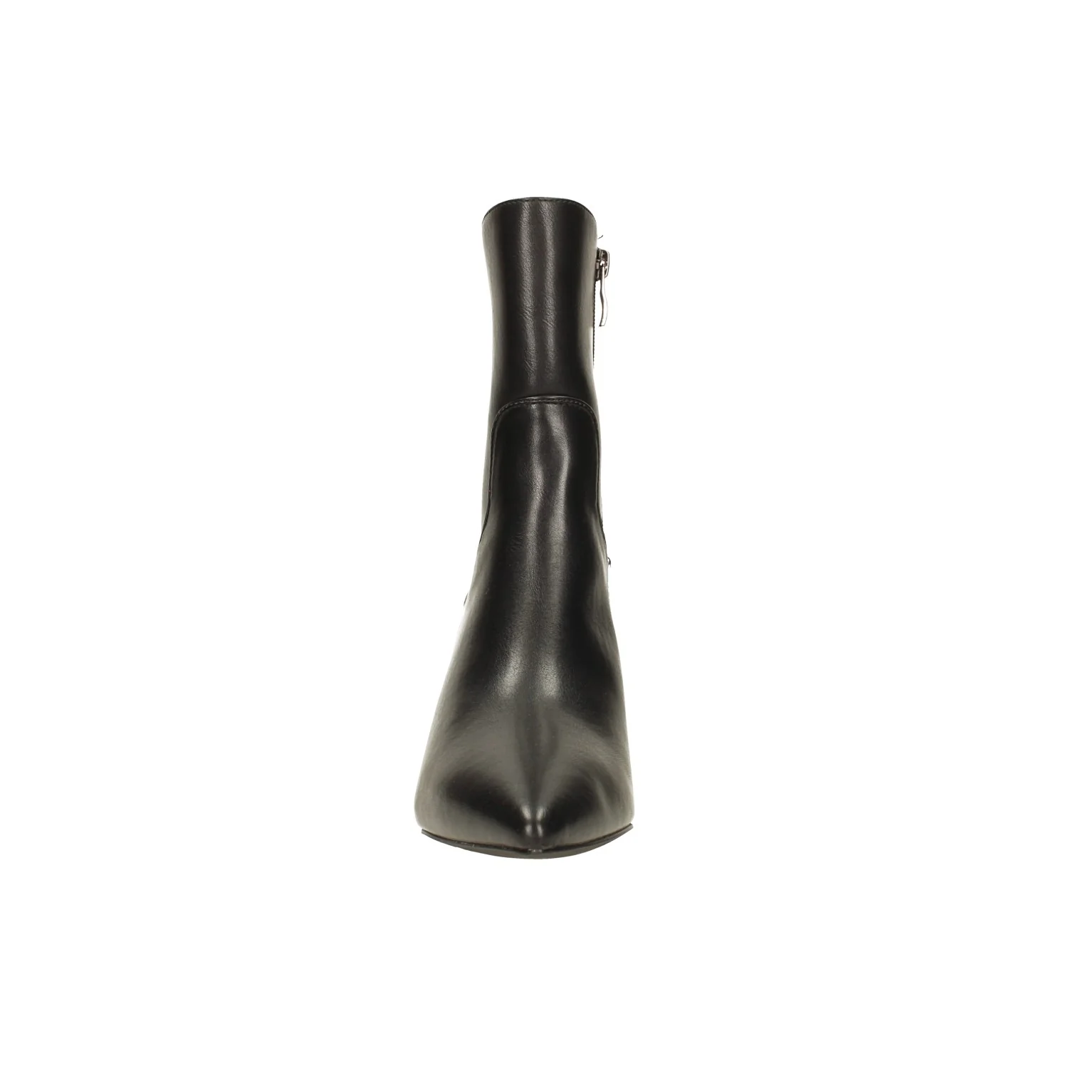 Stivaletti a punta in microfibra. Tacco a rocchetto alto 6cm - Image 9