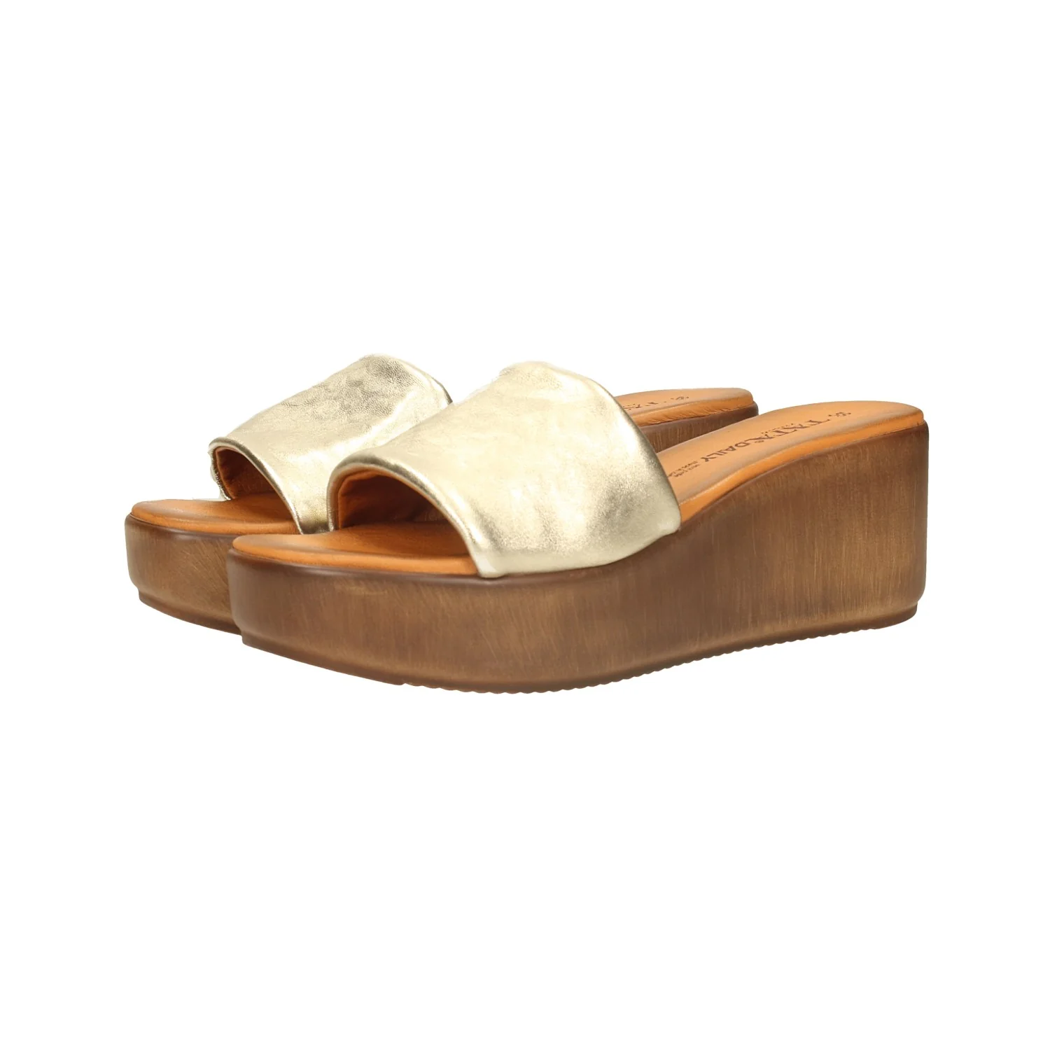 Sandali con zeppa. Made in Italy. Tacco alto 6cm - Image 2