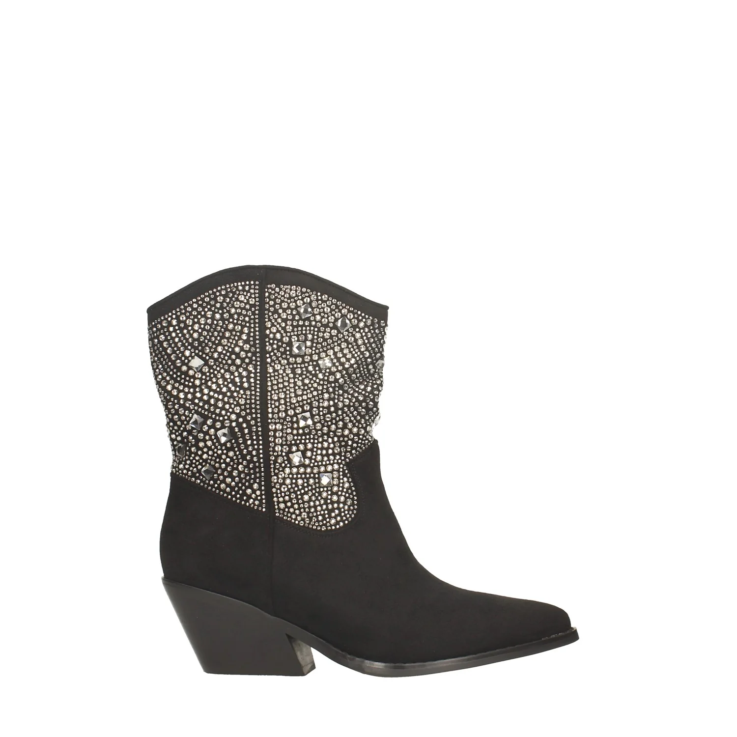 Texani con strass. Tacco alto 6.5cm