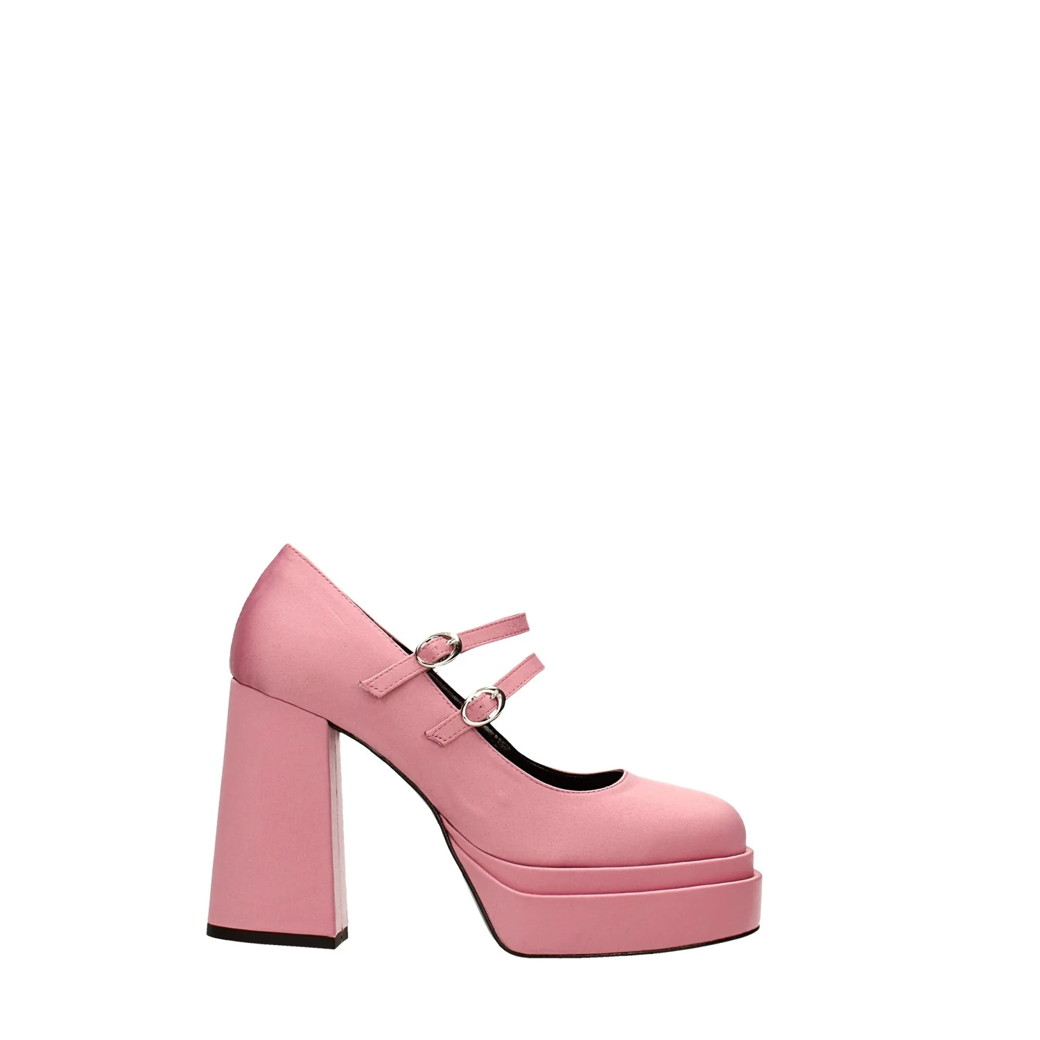 Mary Jane con plateau. Made in Italy. Tacco alto 11cm