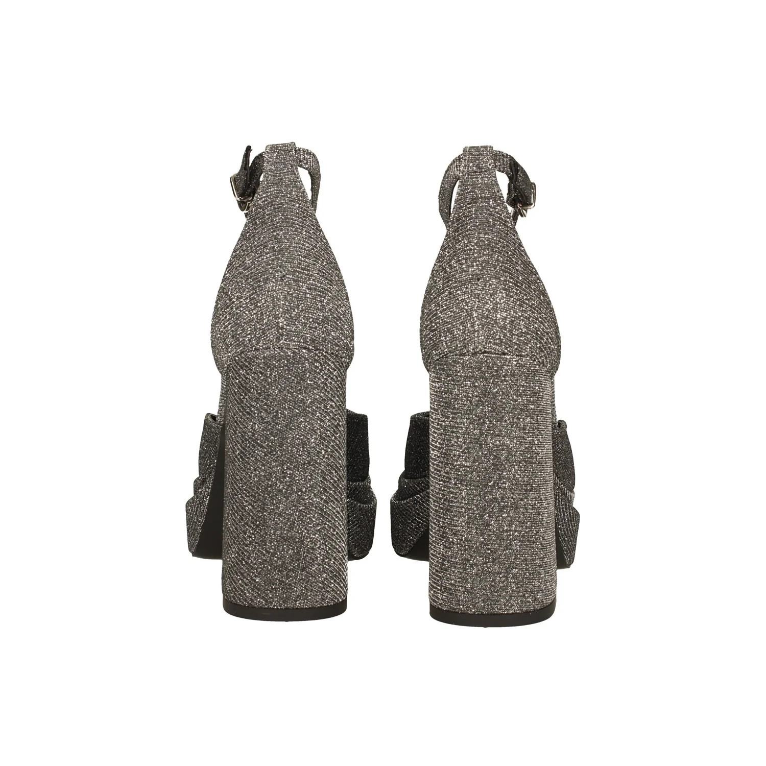 Décolleté glitterate con doppio plateau. Made in Italy. Tacco alto 11cm - Image 4