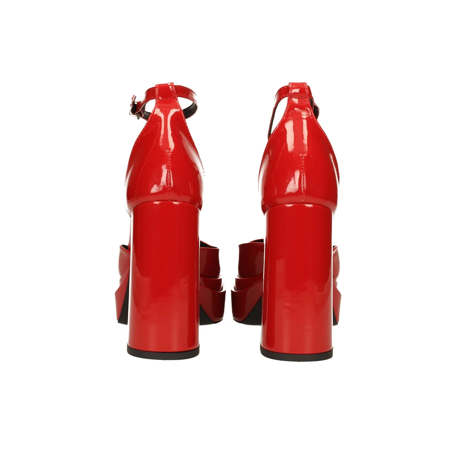 Décolleté in vernice con doppio plateau. Made in Italy. Tacco alto 11cm - Image 10