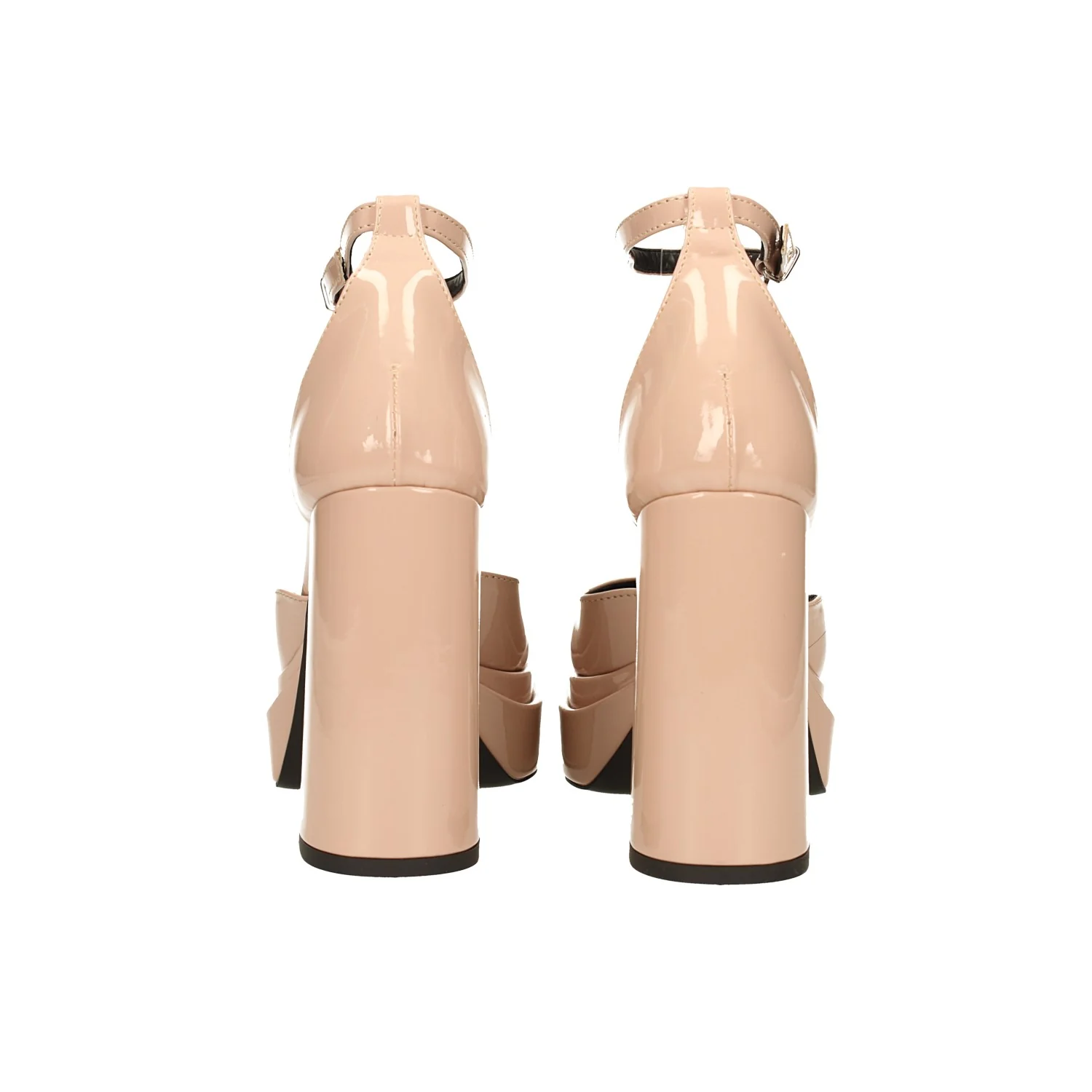 Décolleté in vernice con doppio plateau. Made in Italy. Tacco alto 11cm - Image 16