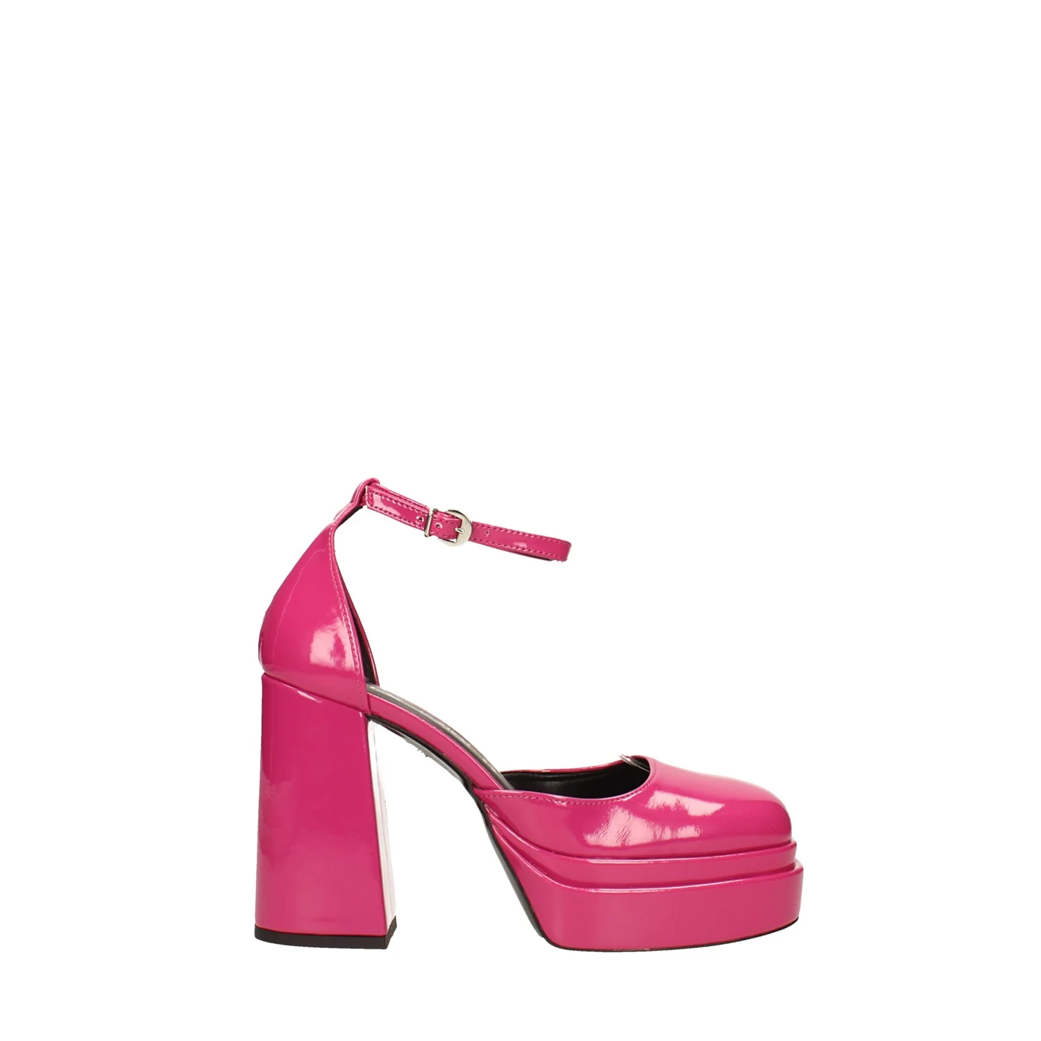 Décolleté in vernice con doppio plateau. Made in Italy. Tacco alto 11cm - Image 25