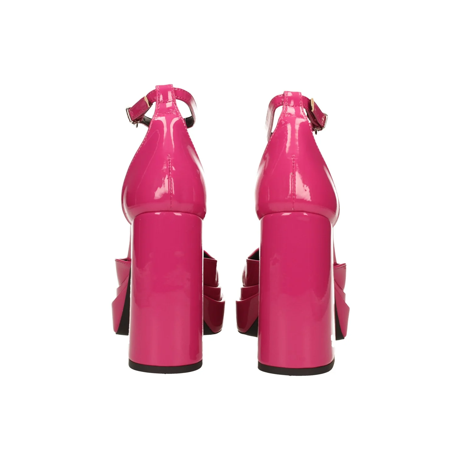 Décolleté in vernice con doppio plateau. Made in Italy. Tacco alto 11cm - Image 28
