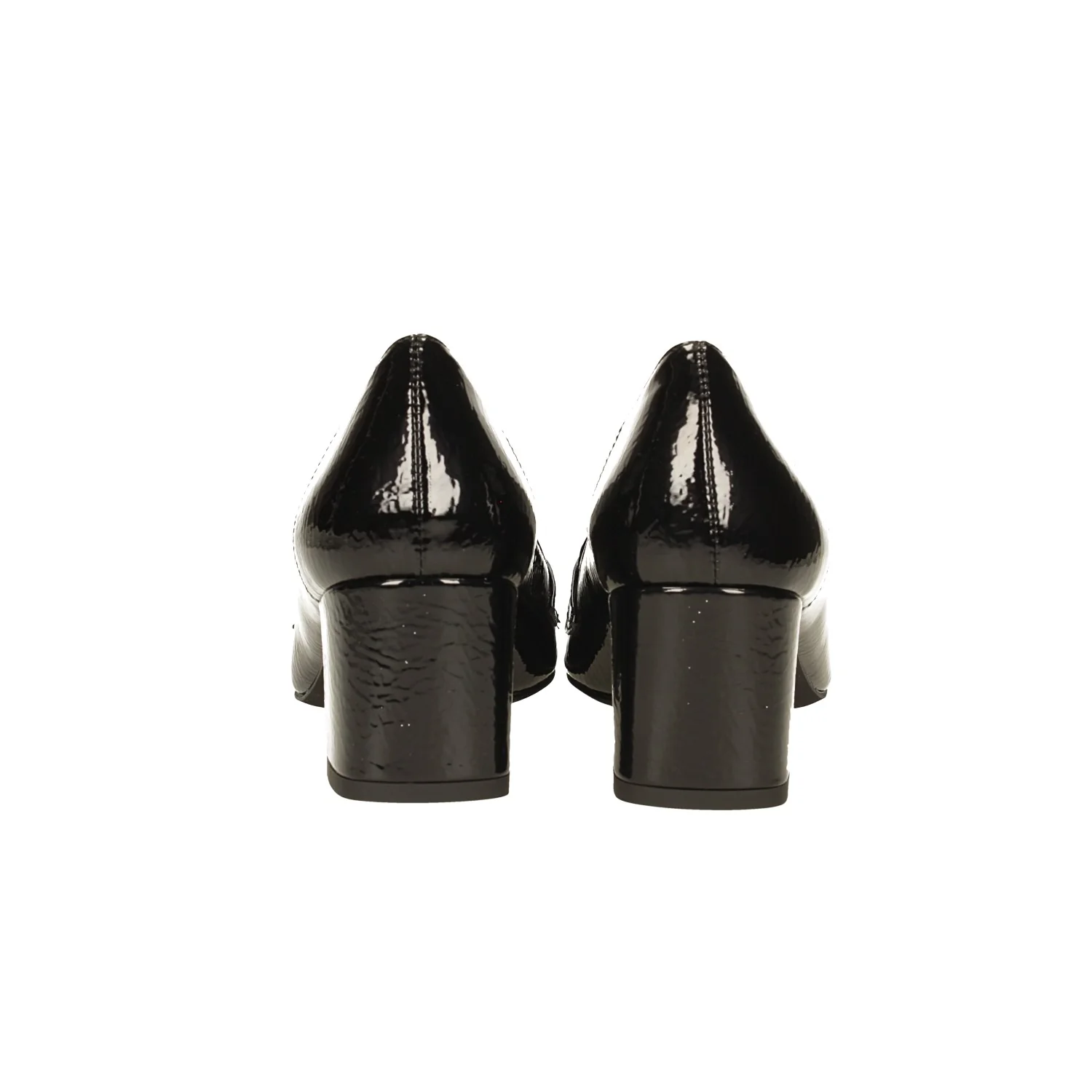 Mocassini in vernice con tacco alto 5.5cm. Made in Italy - Image 4
