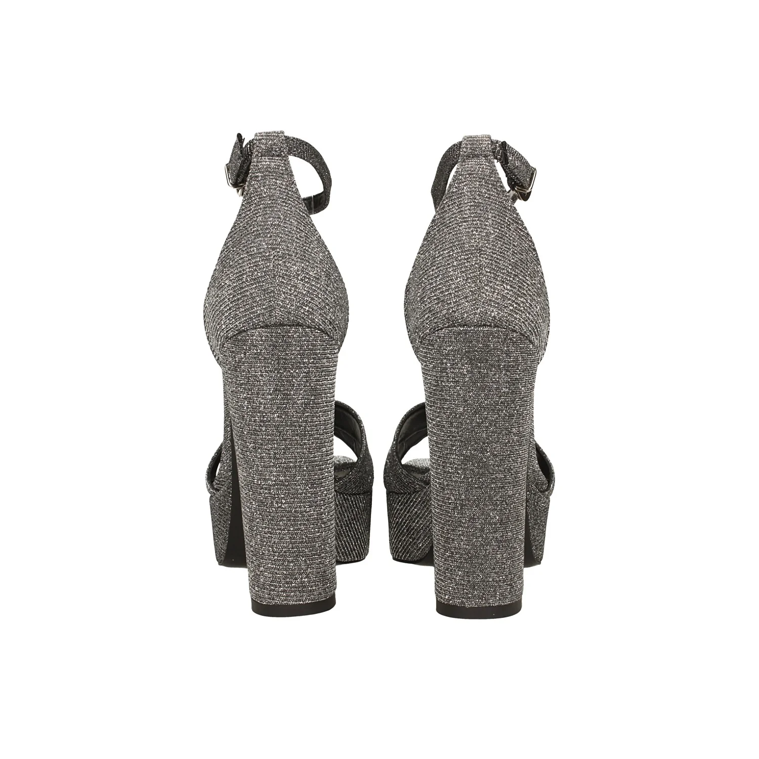 Sandali glitterati con plateau. Made in Italy. Tacco alto 12cm - Image 10