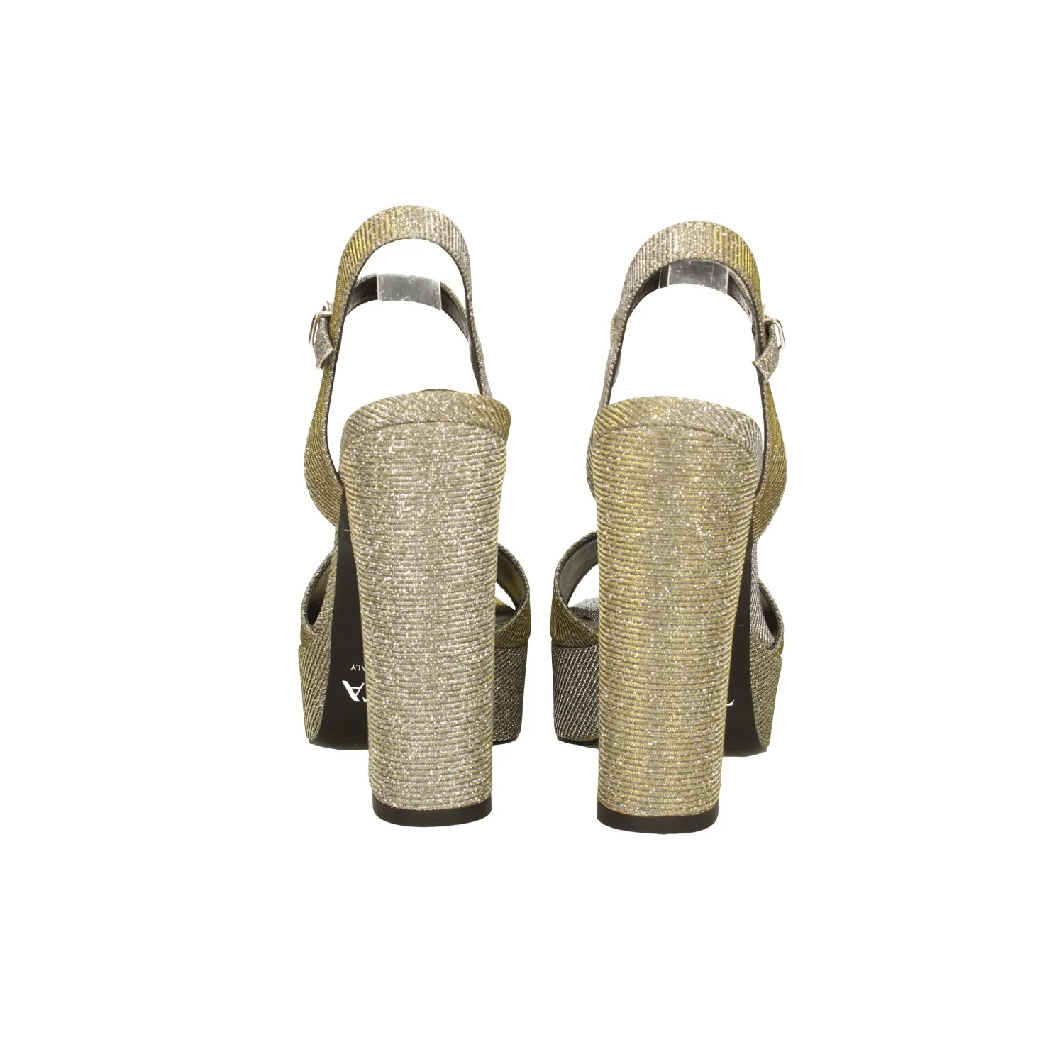 Sandali con plateau glitterati. Made in Italy. Tacco alto 13cm - Image 10