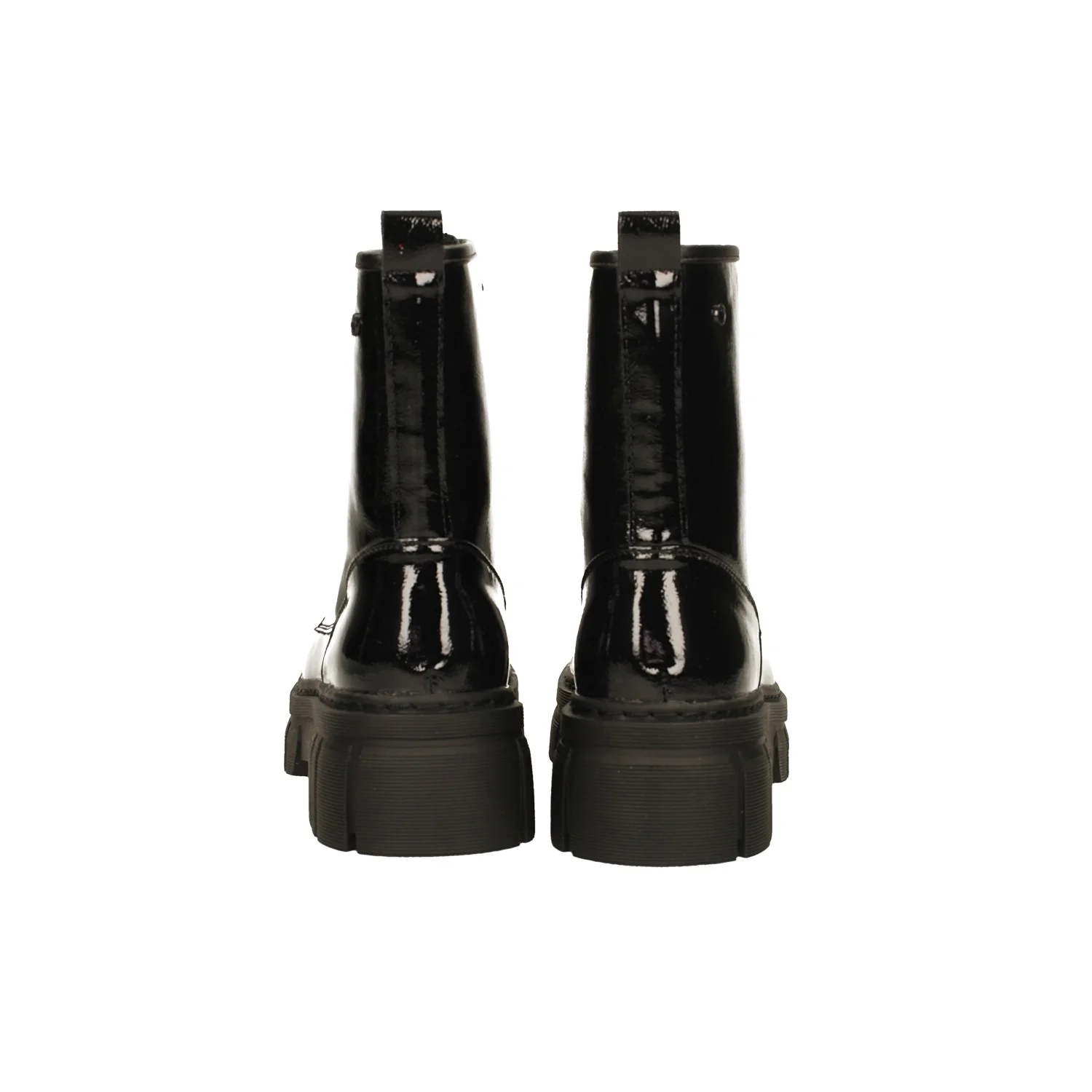 Anfibi in vernice con suola platform. Tacco alto 5cm - Image 8