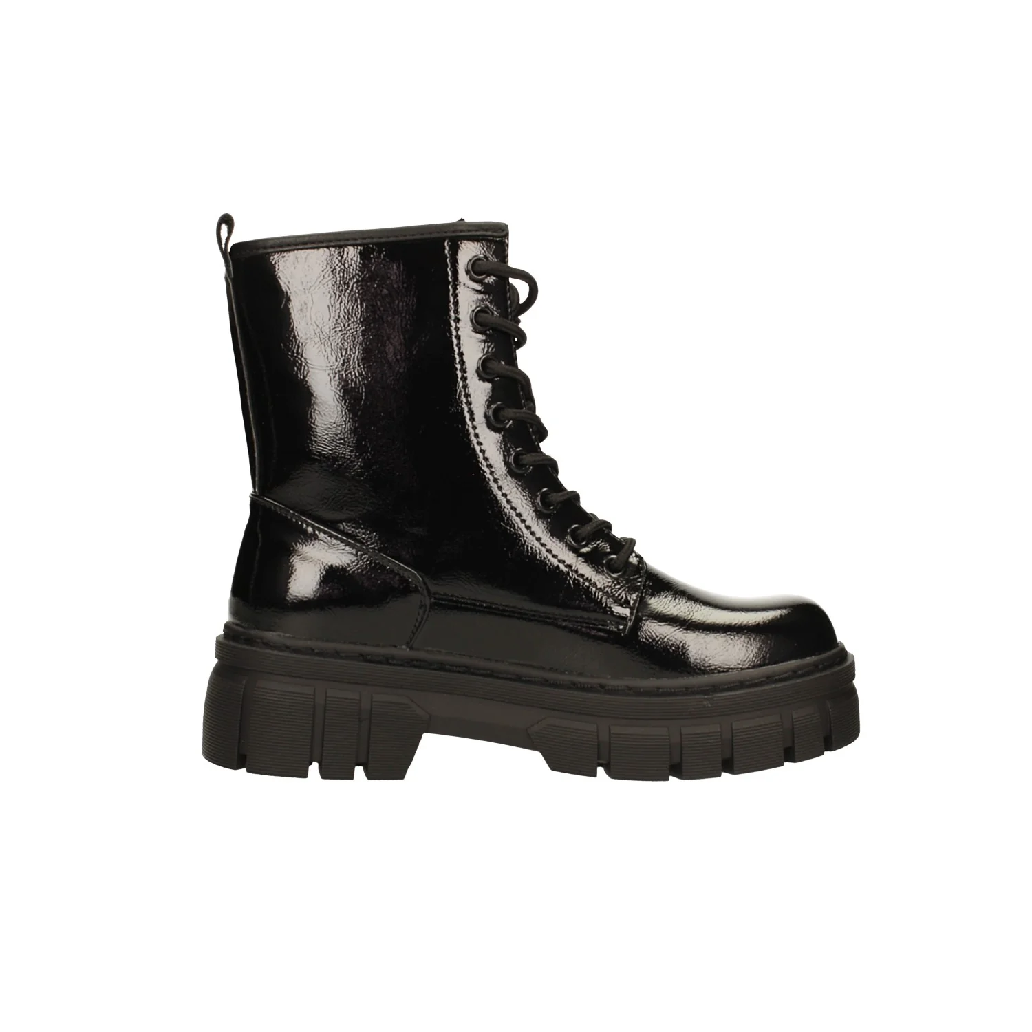 Anfibi in vernice con suola platform. Tacco alto 5cm - Image 9