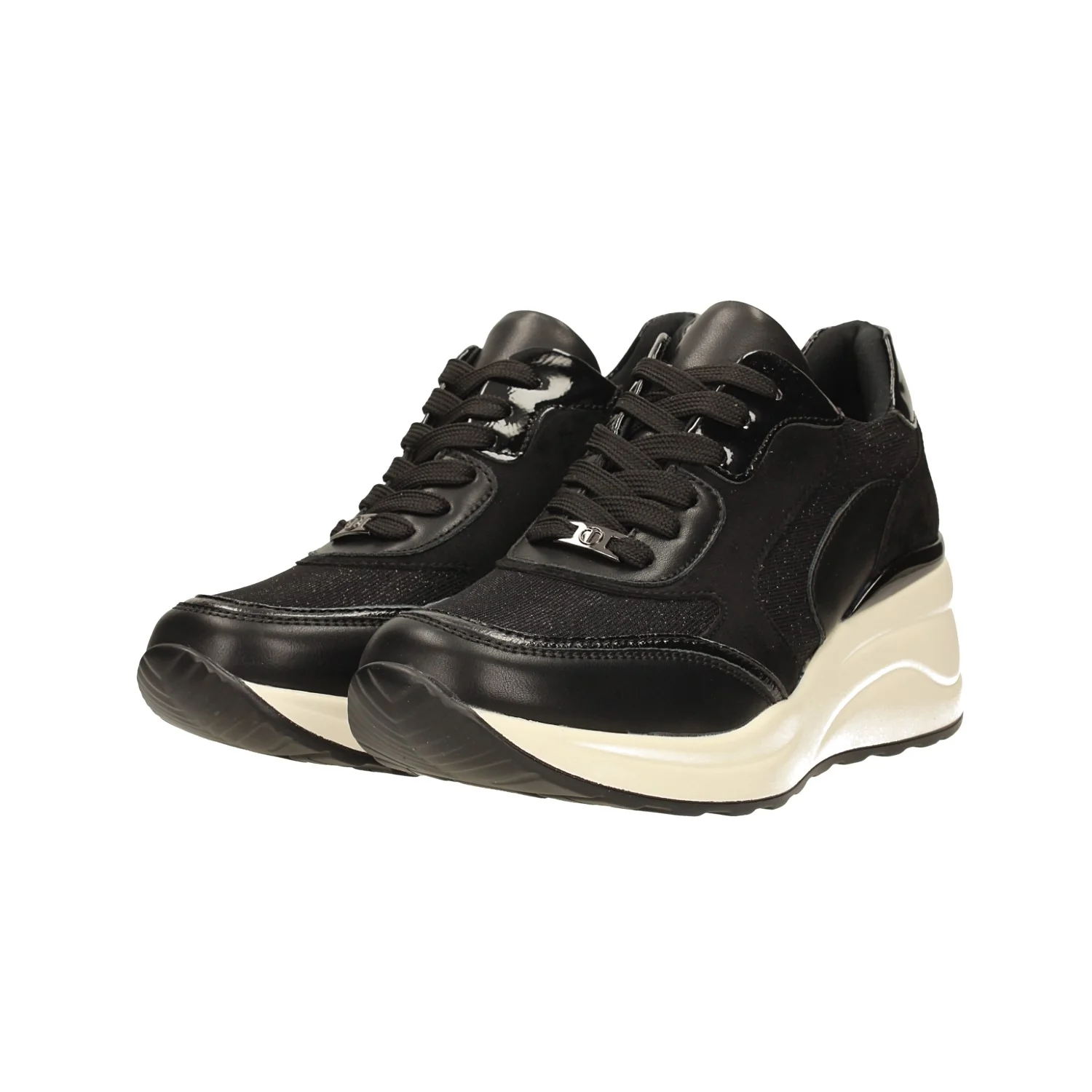 Sneakers con tessuto brillantinato - Image 8
