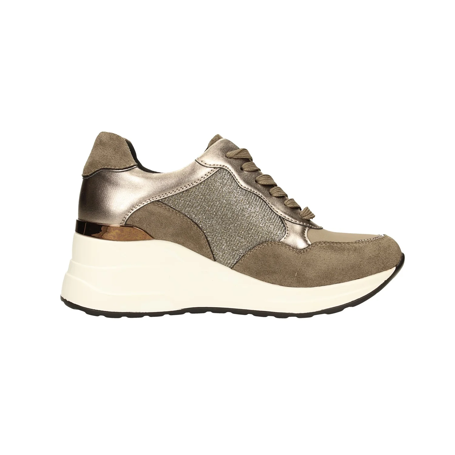 Sneakers in microfibra con tacco alto 6cm - Image 11