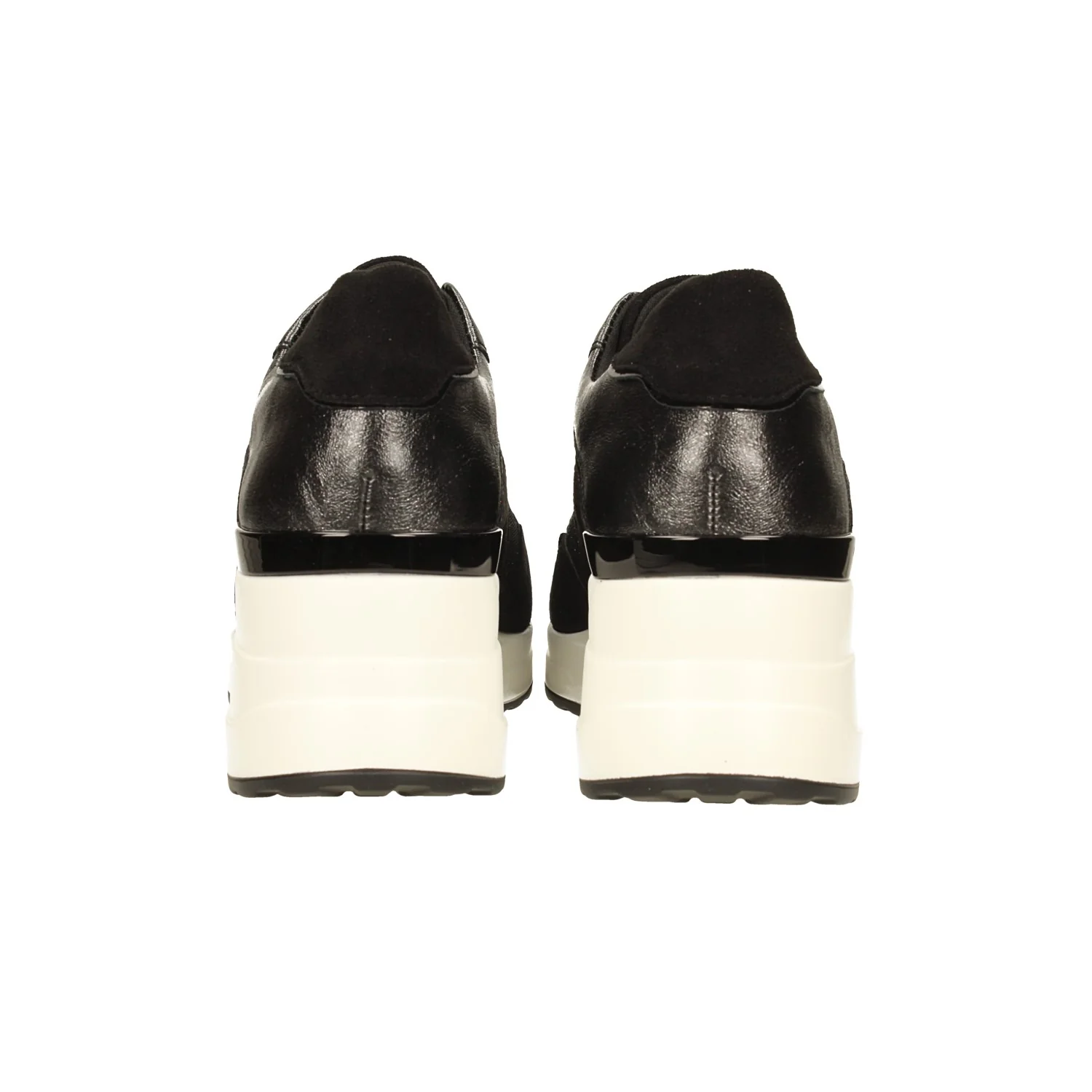 Sneakers in microfibra con tacco alto 6cm - Image 4