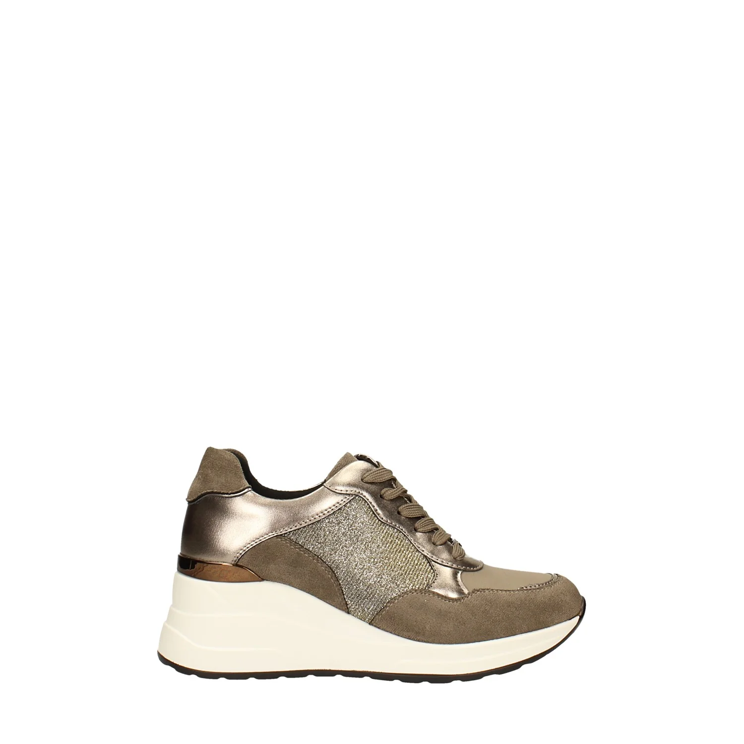 Sneakers in microfibra con tacco alto 6cm - Image 7