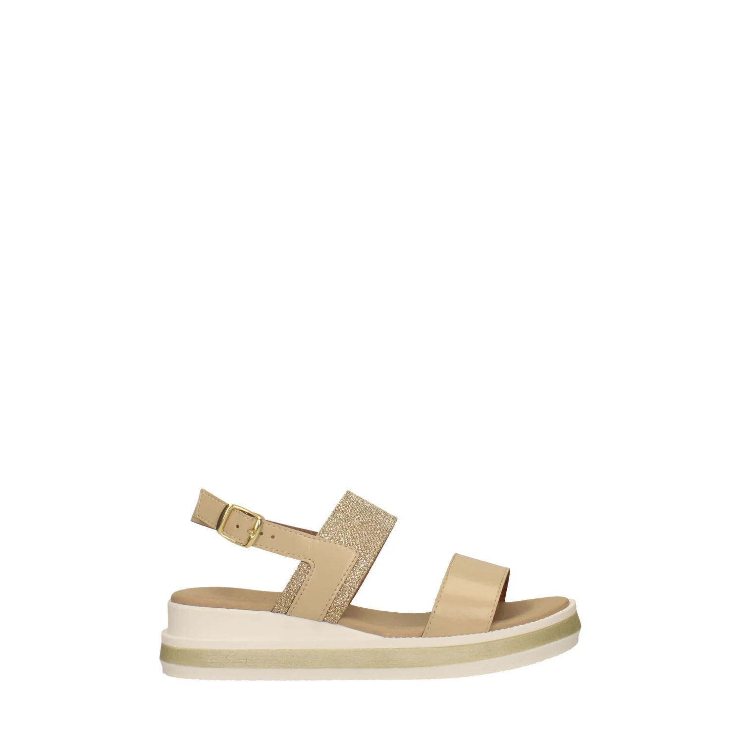 Sandali beige con glitter. Made in Italy. Tacco alto 4cm - Image 11