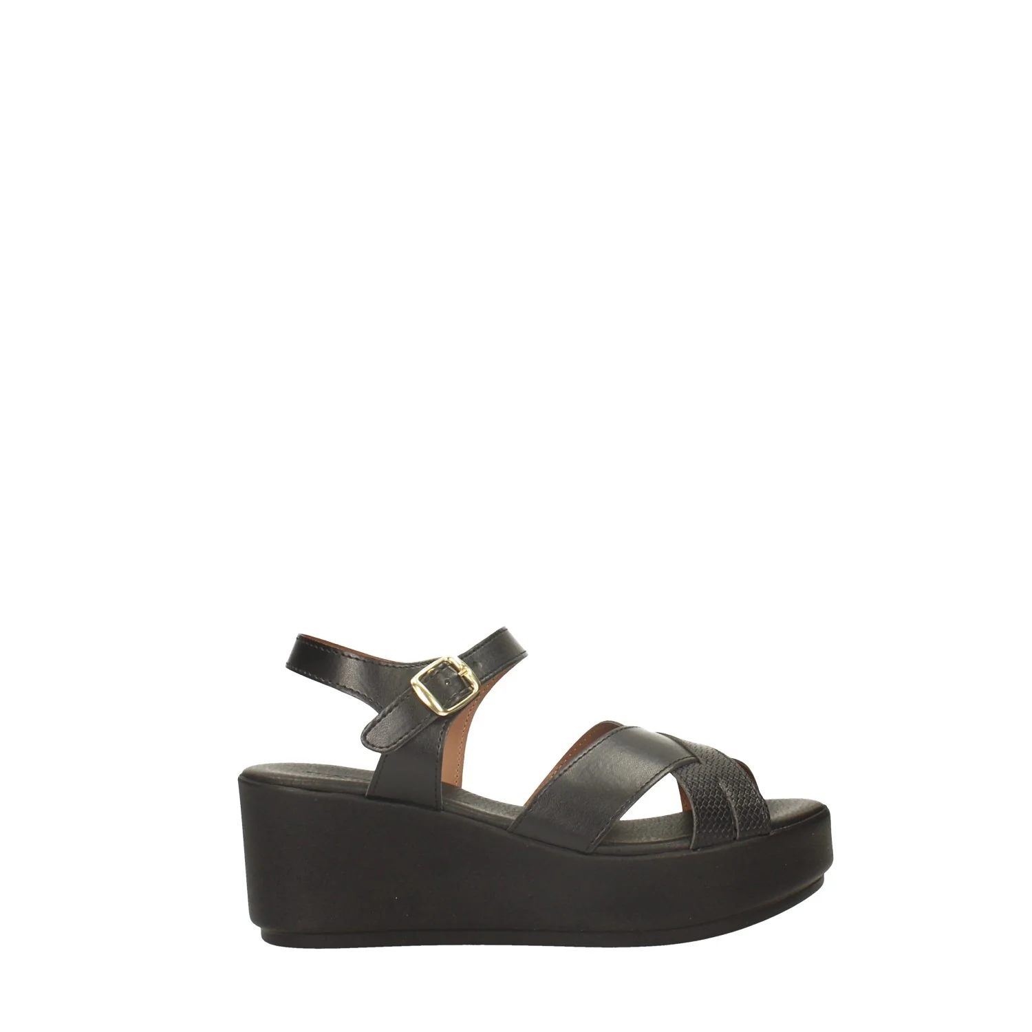 Sandali con zeppa. Made in Italy. Tacco alto 6cm - Image 13