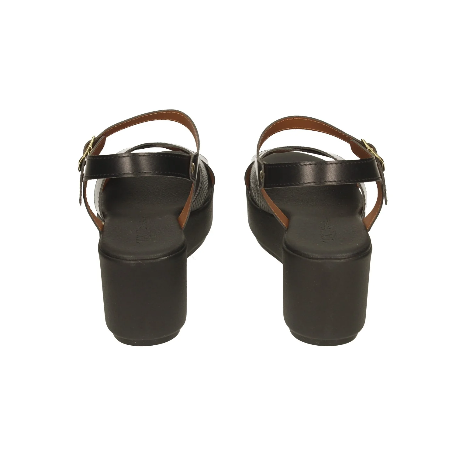 Sandali con zeppa. Made in Italy. Tacco alto 6cm - Image 16