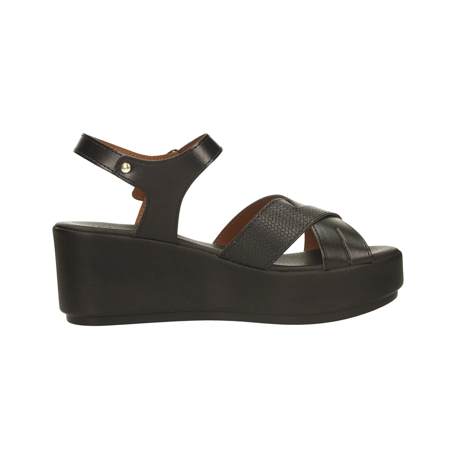 Sandali con zeppa. Made in Italy. Tacco alto 6cm - Image 17