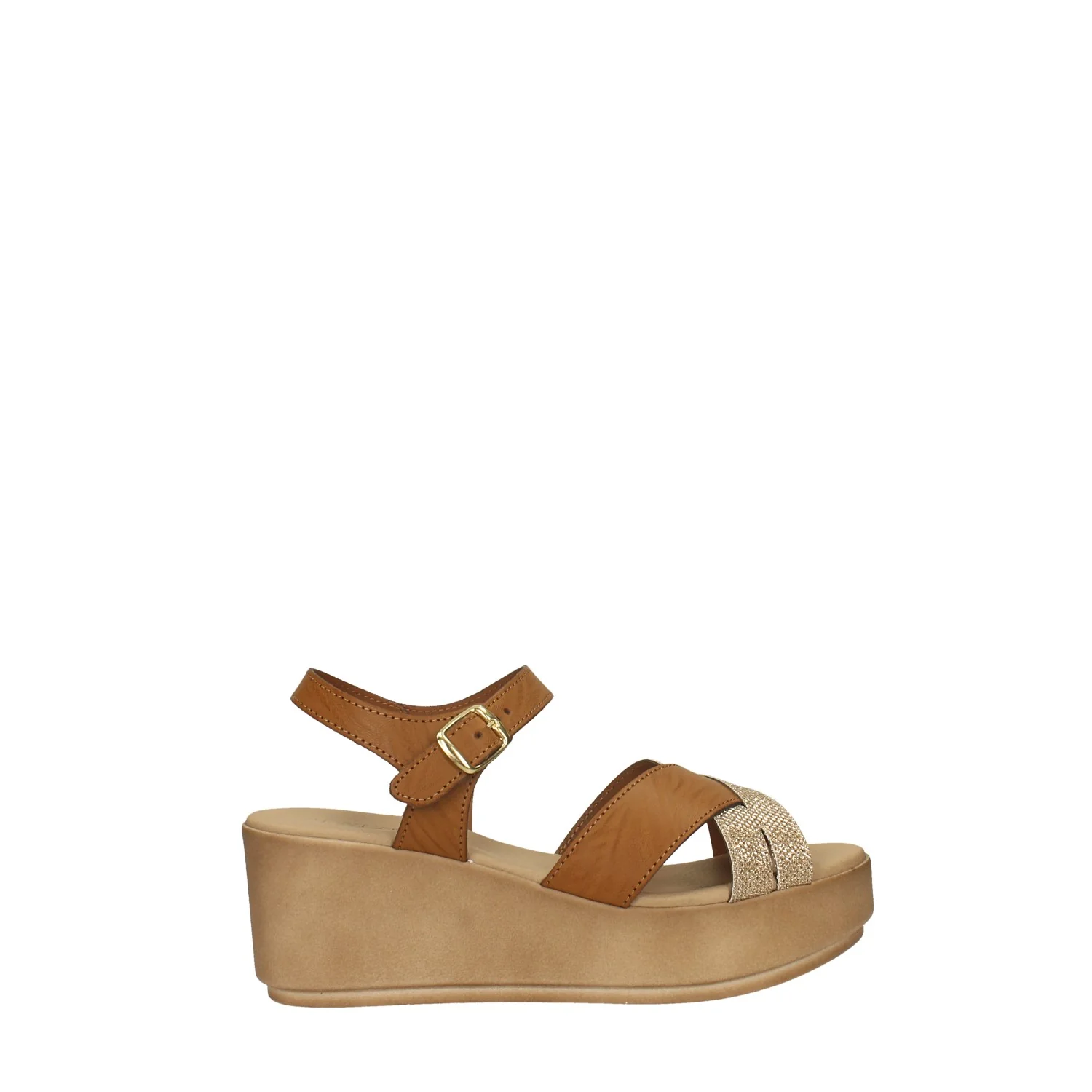 Sandali con zeppa. Made in Italy. Tacco alto 6cm - Image 7