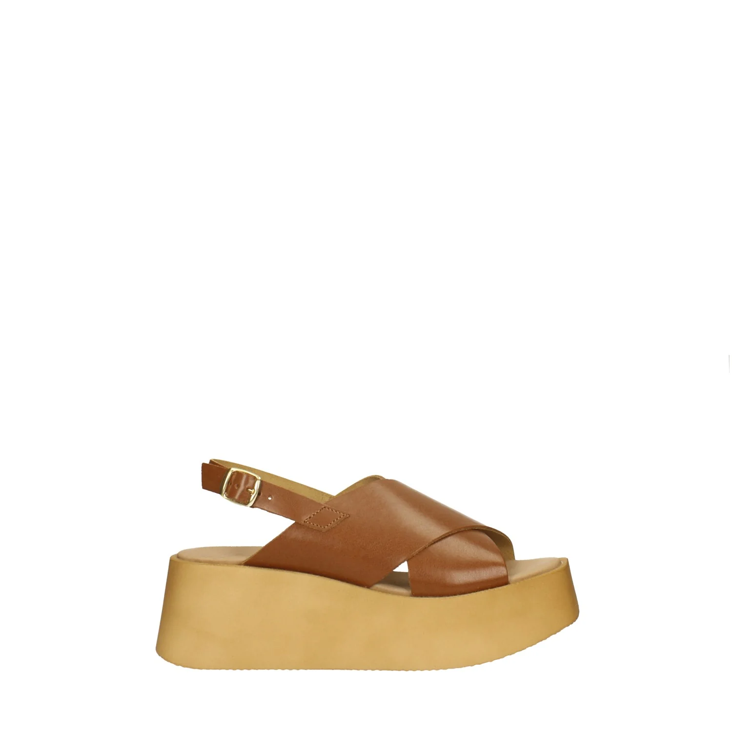 Sandali flatform incrociati. Tacco alto 6cm