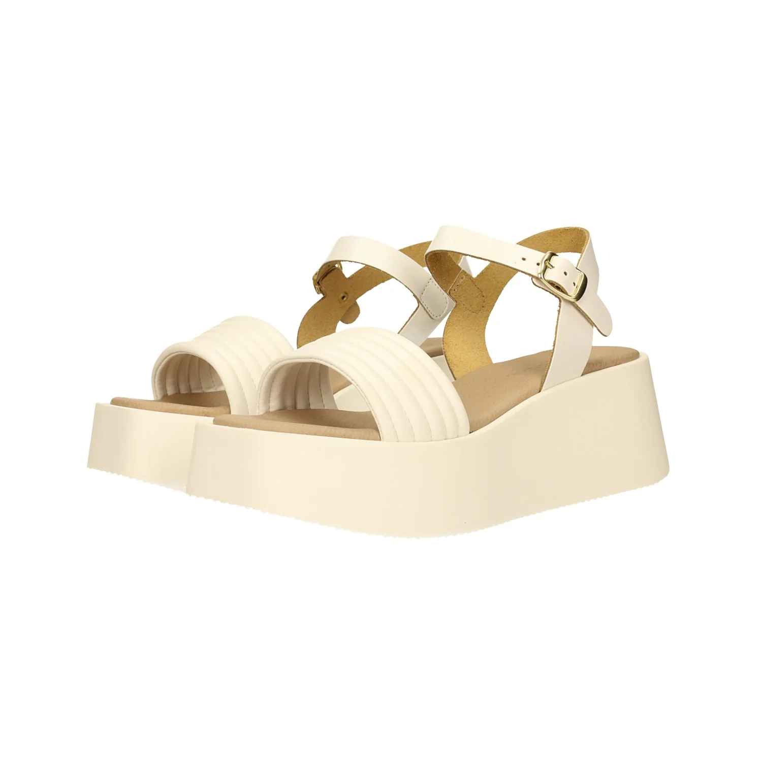 Sandali flatform incrociati. Tacco alto 6cm - Image 8