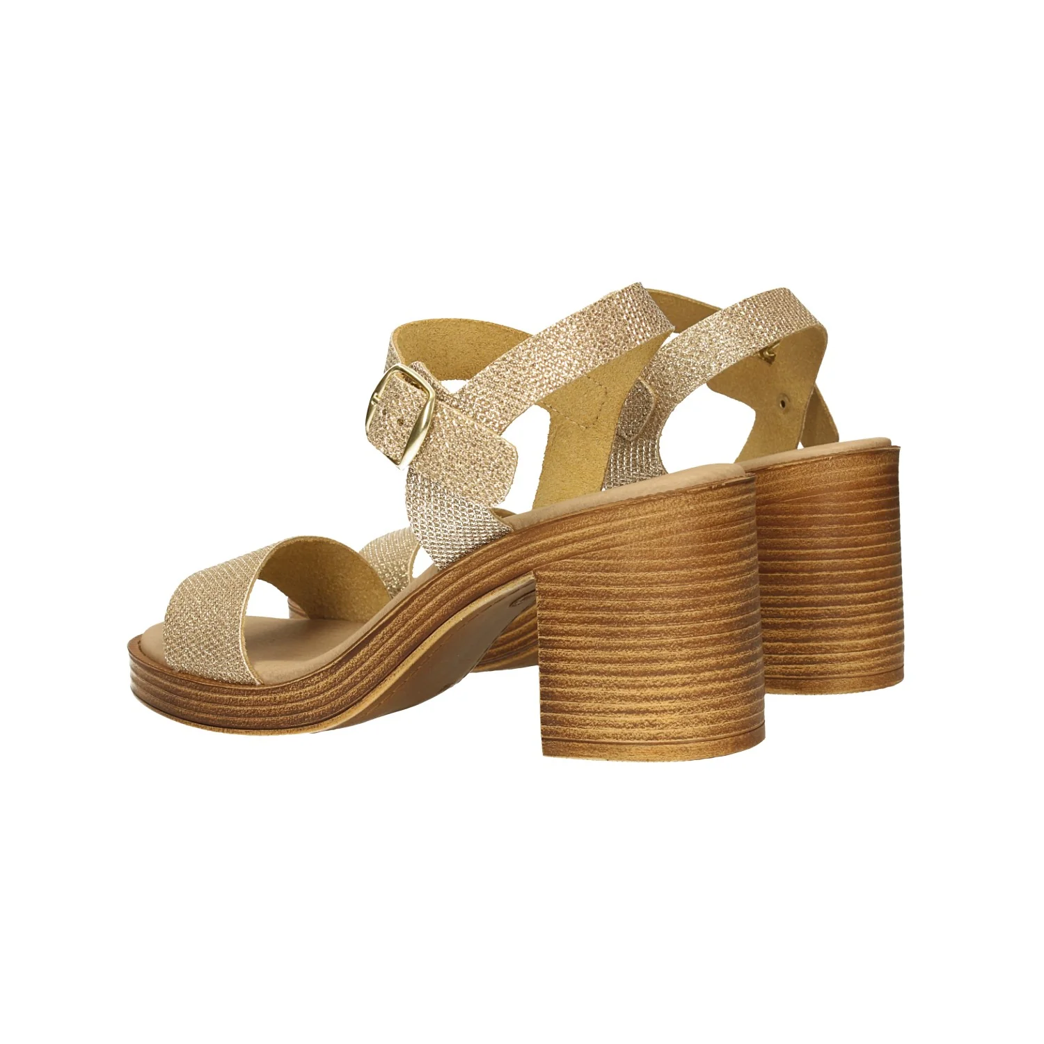 Sandali con zeppa. Made in Italy. Tacco alto 7 cm - Image 6