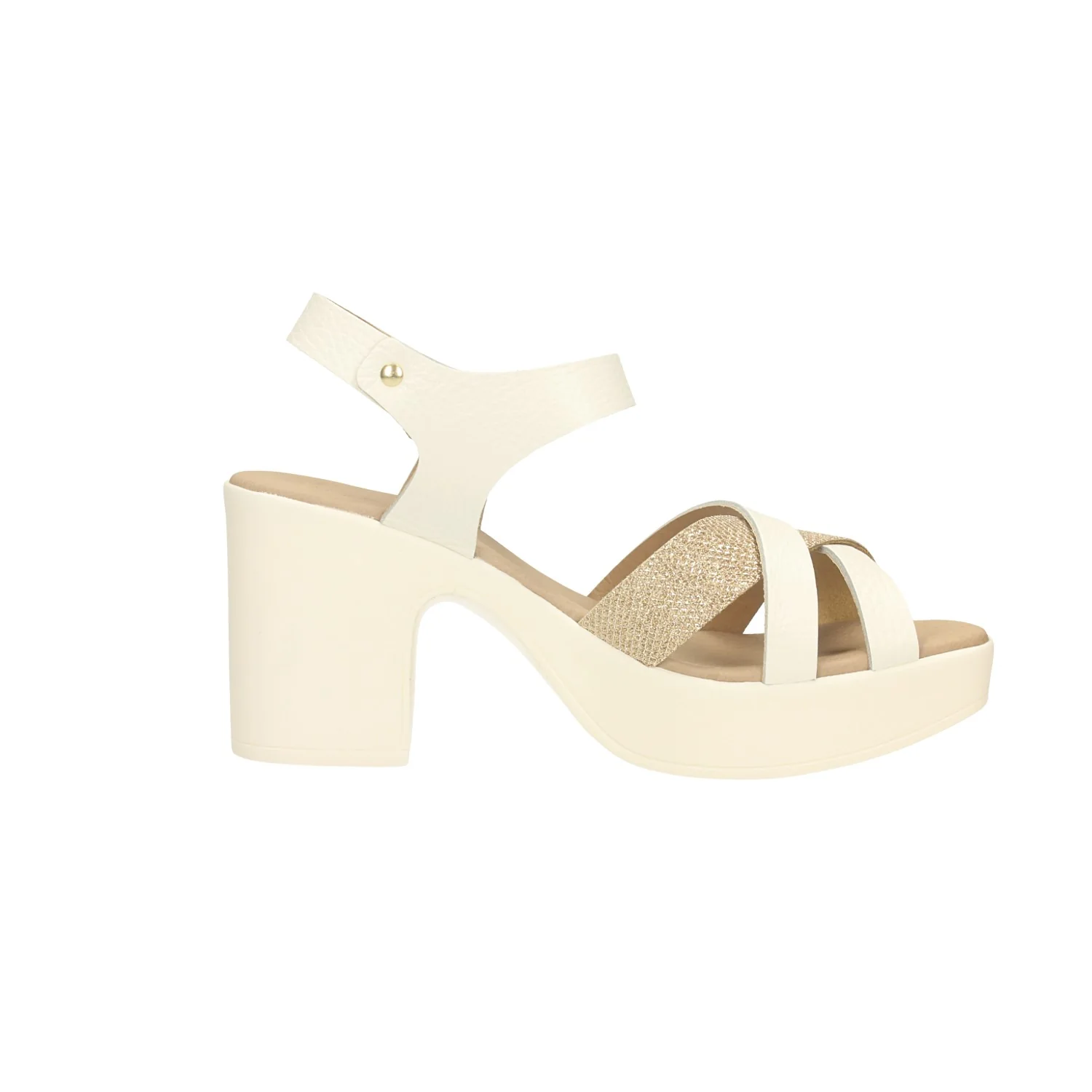Sandali con plateau in vera pelle. Made in Italy. Tacco alto 8cm - Image 7