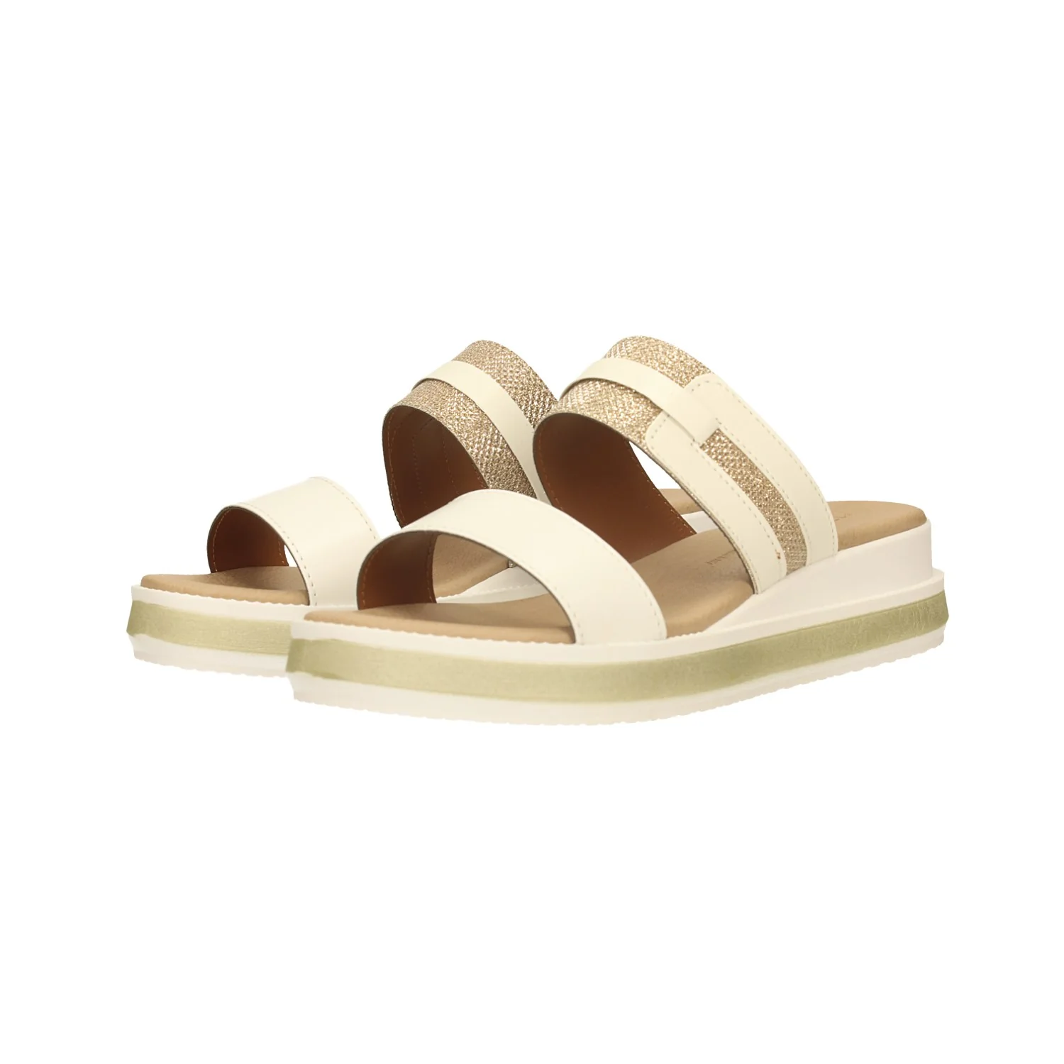 Sandali con zeppa. Made in Italy. Tacco alto 4cm - Image 6
