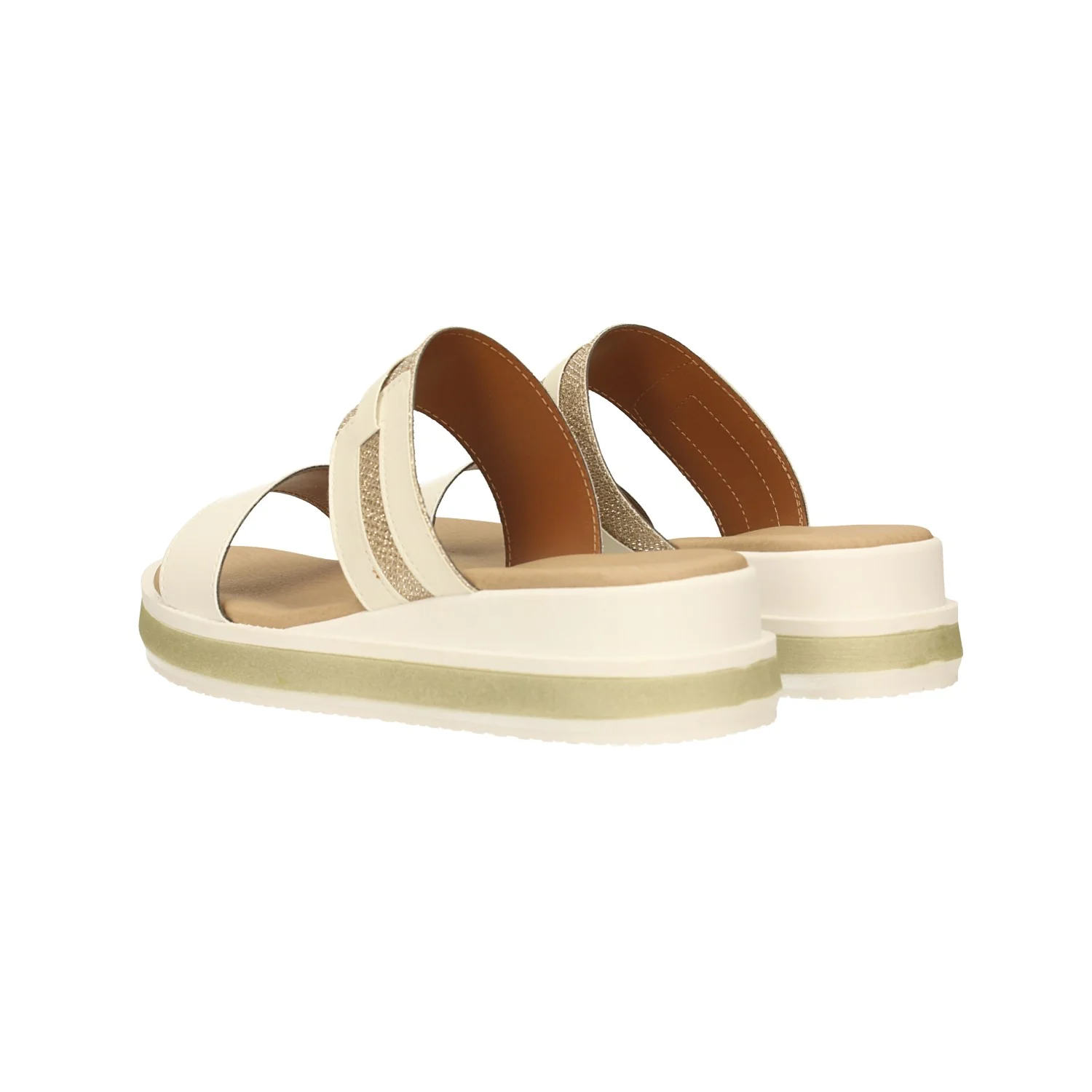 Sandali con zeppa. Made in Italy. Tacco alto 4cm - Image 8