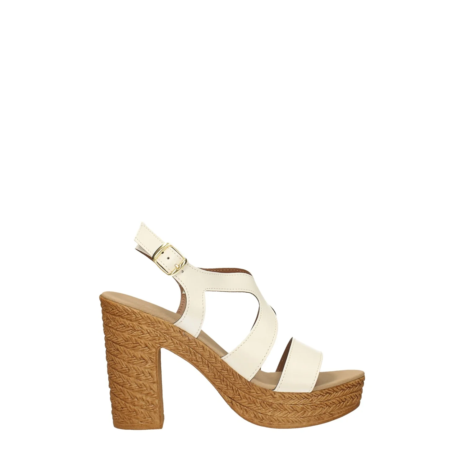 Sandali cross over con zeppa. Made in Italy. Tacco alto 11cm - Image 2