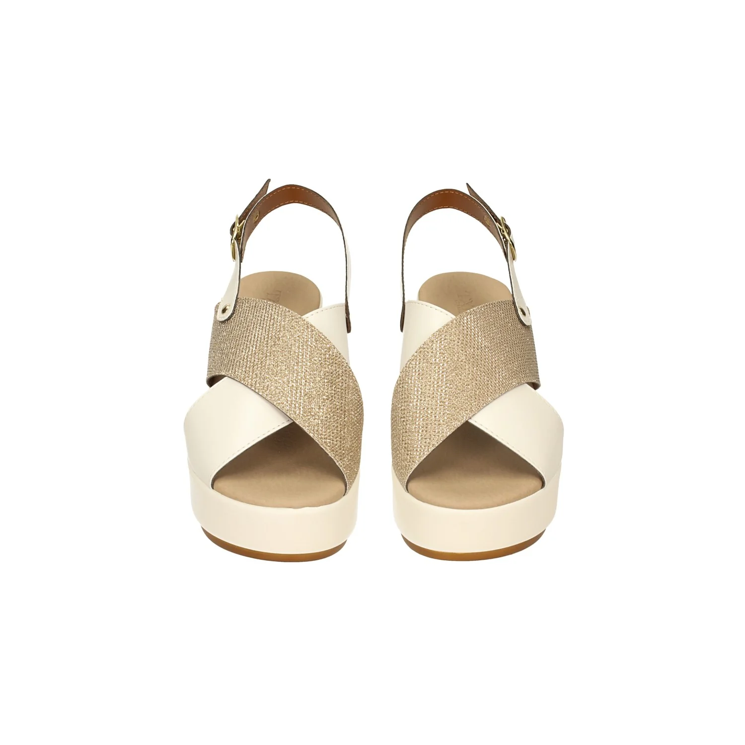 Sandali con zeppa. Made in Italy. Tacco alto 7cm - Image 15