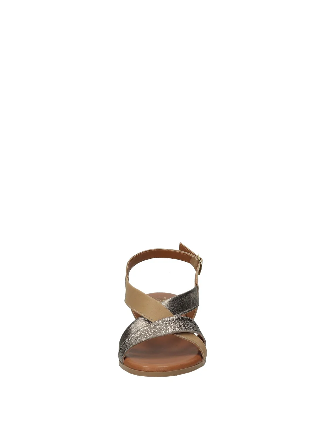 Sandali Donna Marroni in Vera Pelle Tacco Basso - Image 7