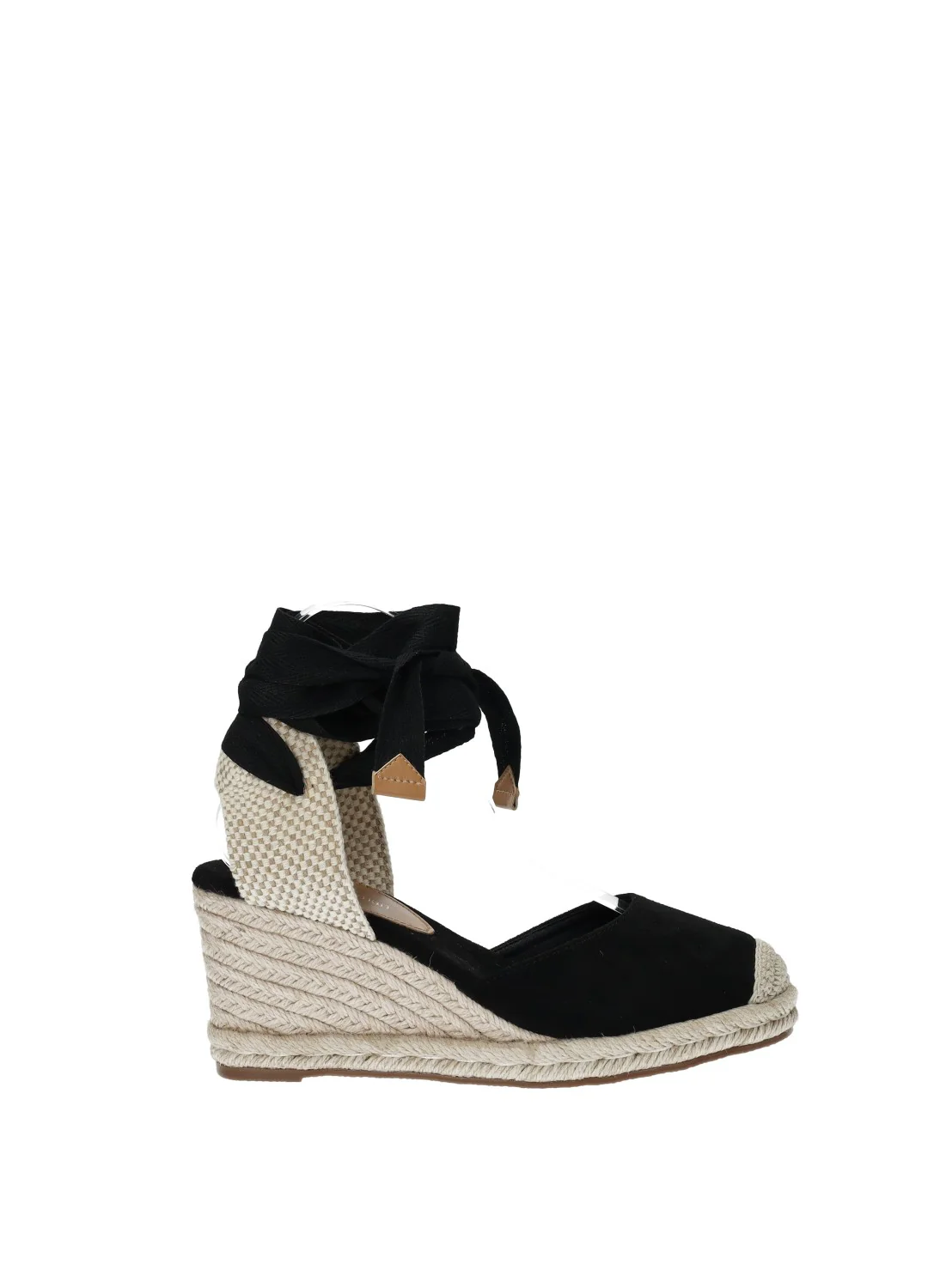 Sandali con zeppa in corda