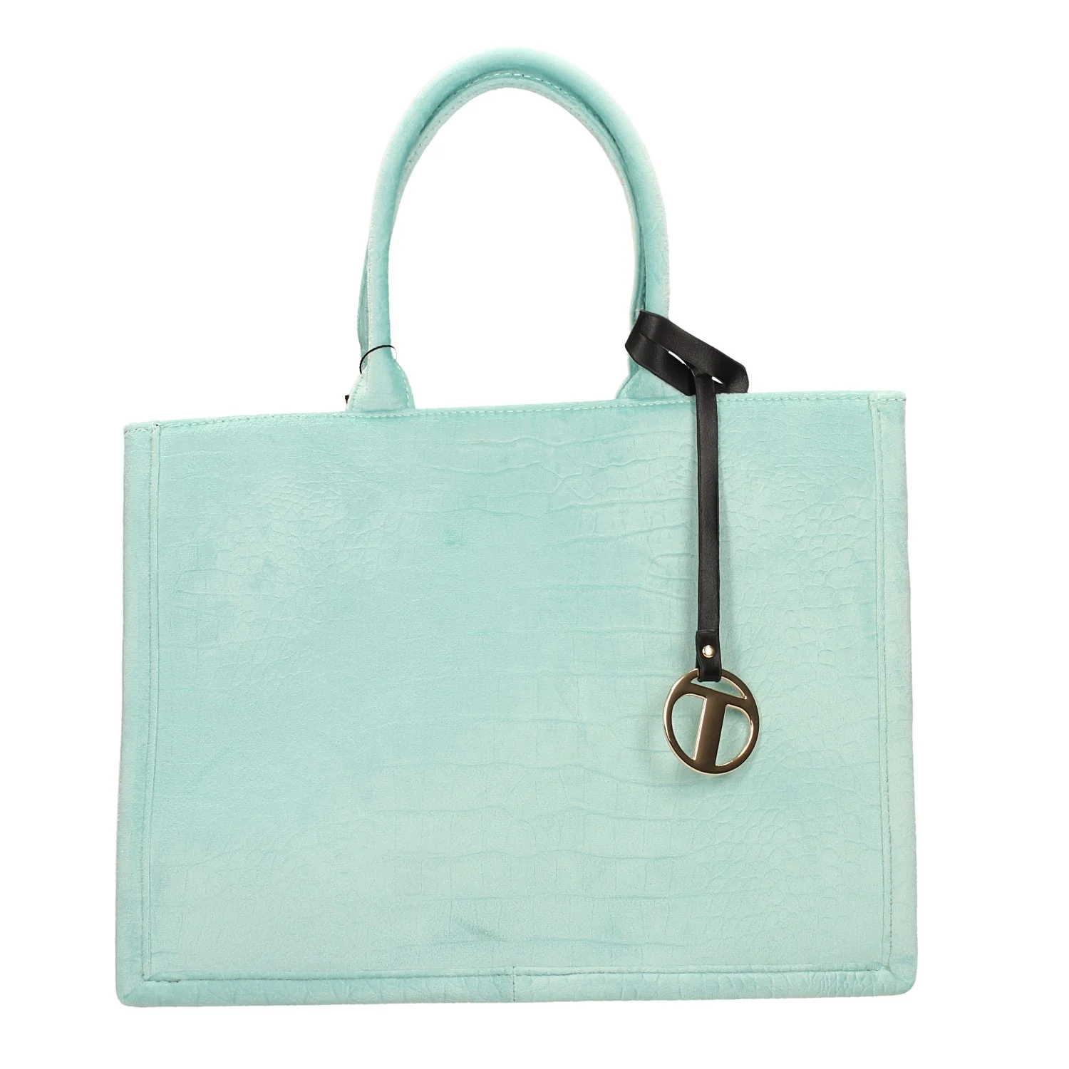 Borsa pied-de-poule beige e marrone - Image 8